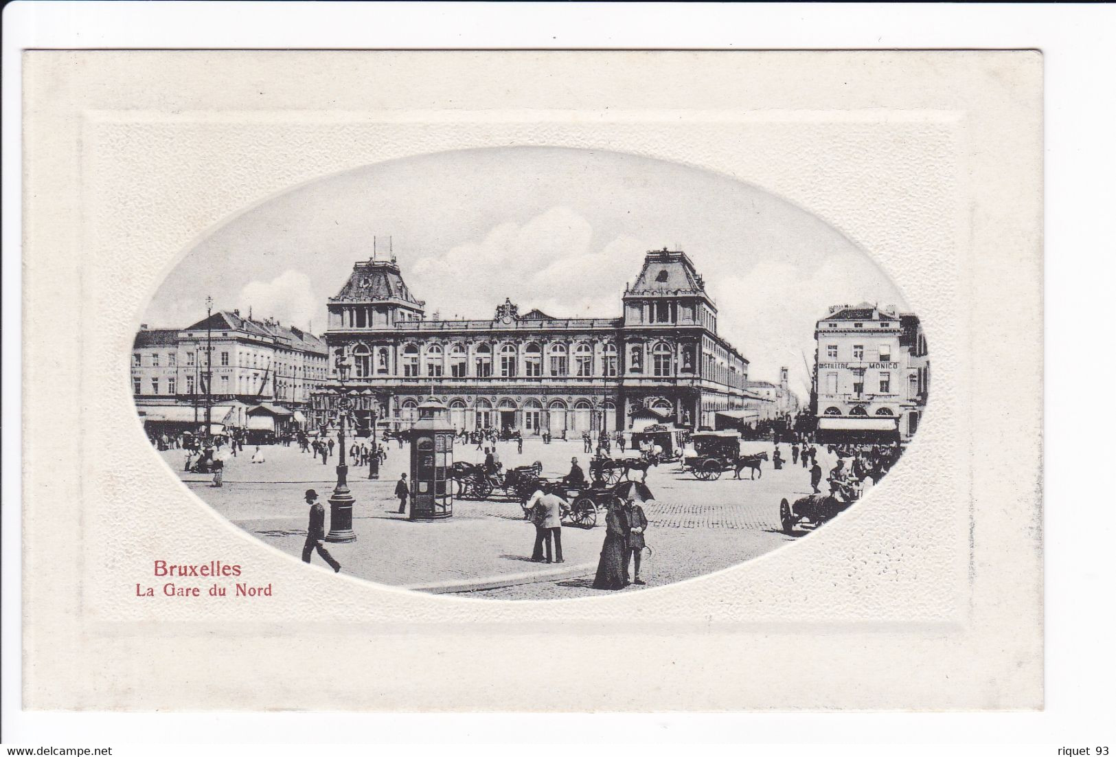 Lot 12 Cartes Embossées- BRUXELLES- Vues Diverses. Voir Scans - Lotes Y Colecciones