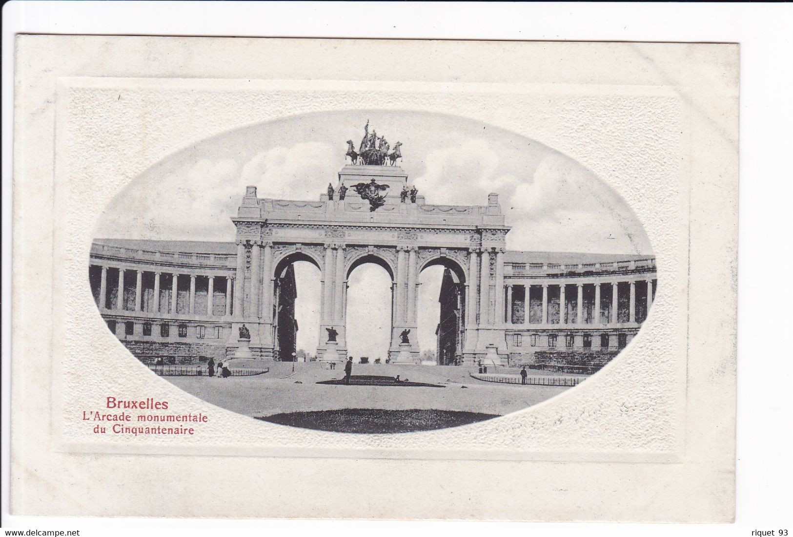 Lot 12 Cartes Embossées- BRUXELLES- Vues Diverses. Voir Scans - Lotes Y Colecciones