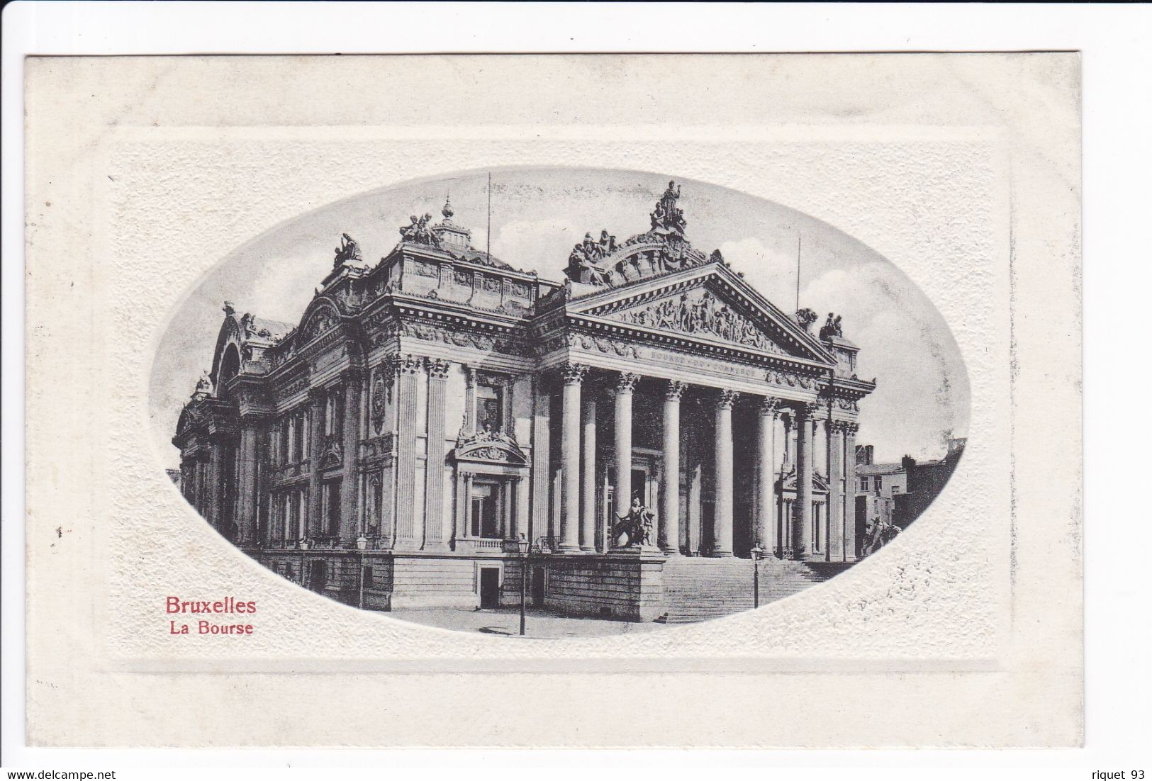 lot 12 cartes embossées- BRUXELLES- vues diverses. voir scans