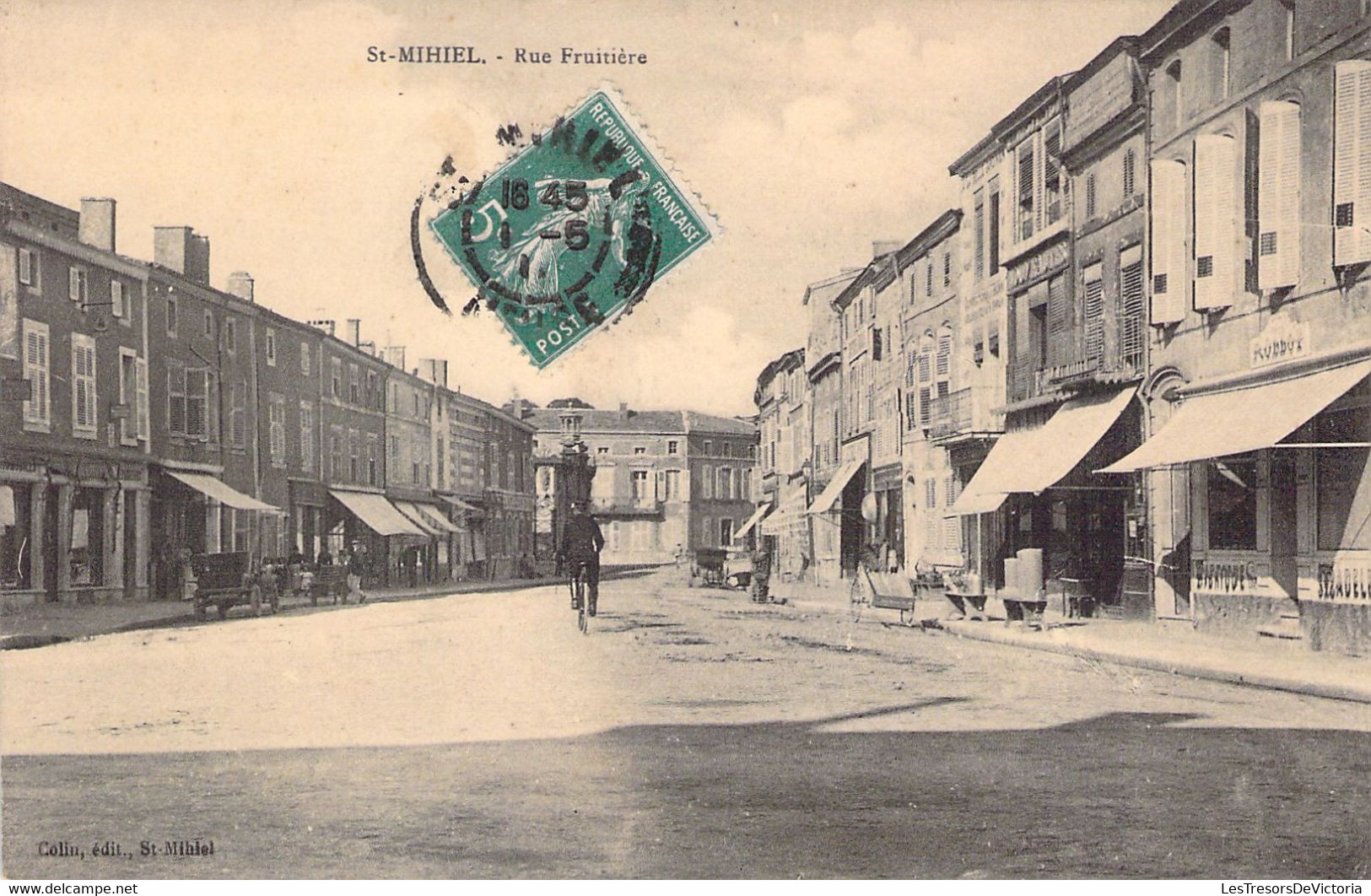 FRANCE - 55 - Saint MIHIEL - Rue Fruitière - Colin éditeur - Carte Postale Ancienne - Saint Mihiel