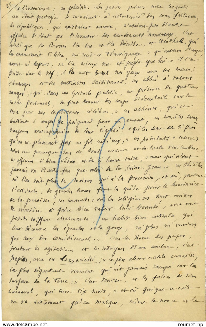 BOISSIER Gaston (1823-1908), historien, philologue, professeur et académicien français -/- ROME.