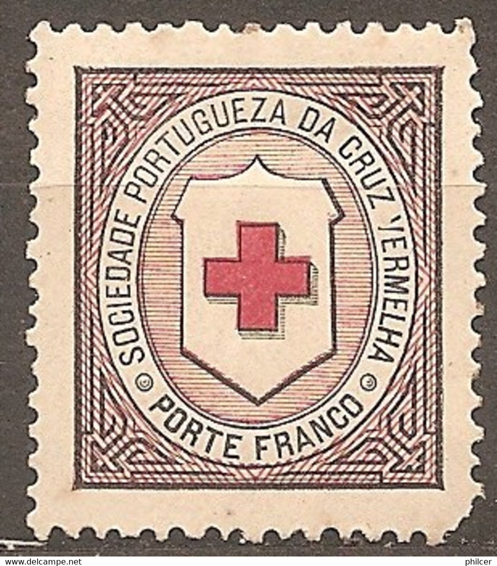 Portugal, 1890, # 1 Dent. 12 3/4, Papel Pontinhado Vertical, MH - Neufs