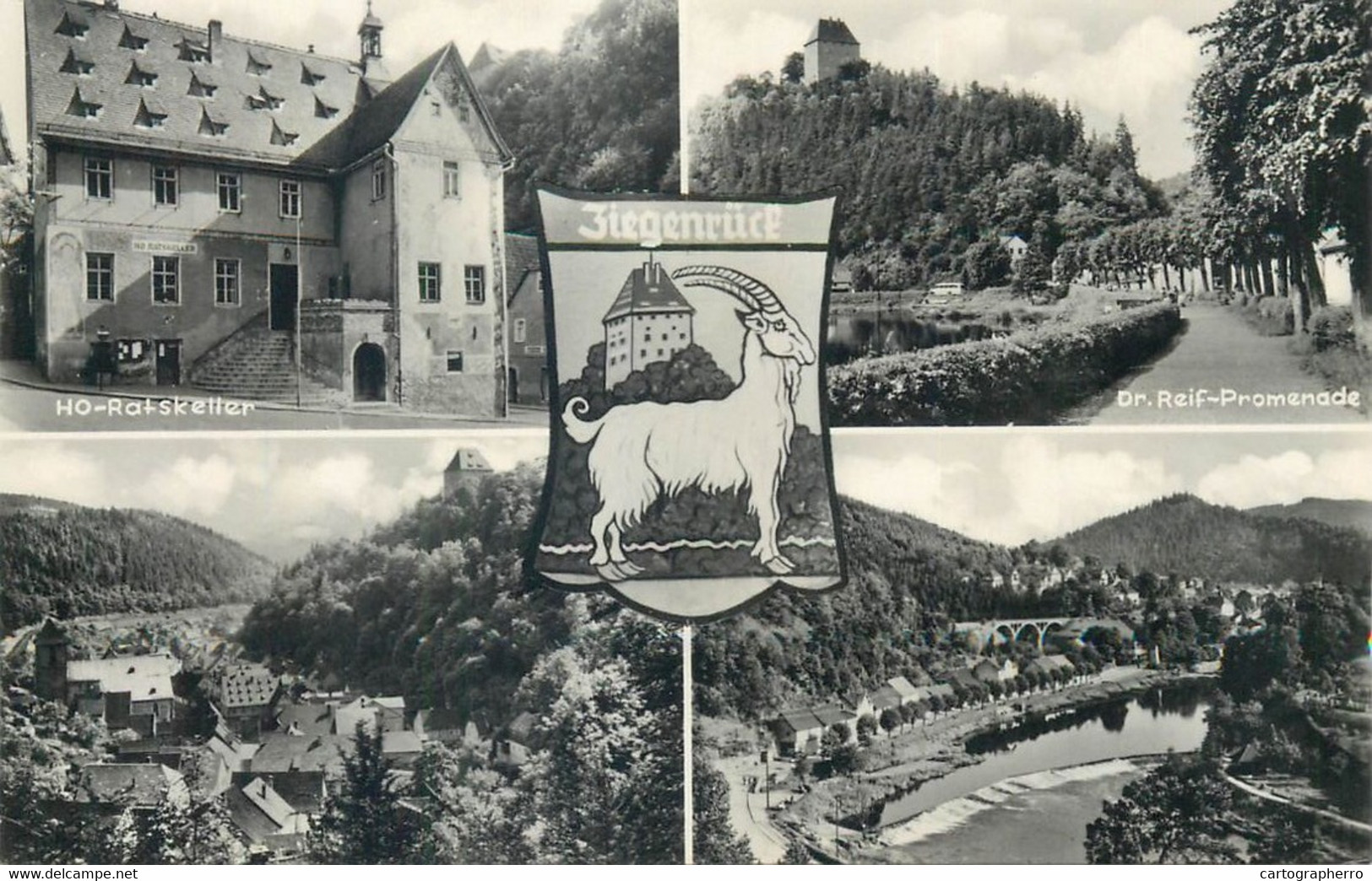 Postcard Germany Ziegenruck Saale - Ziegenrück