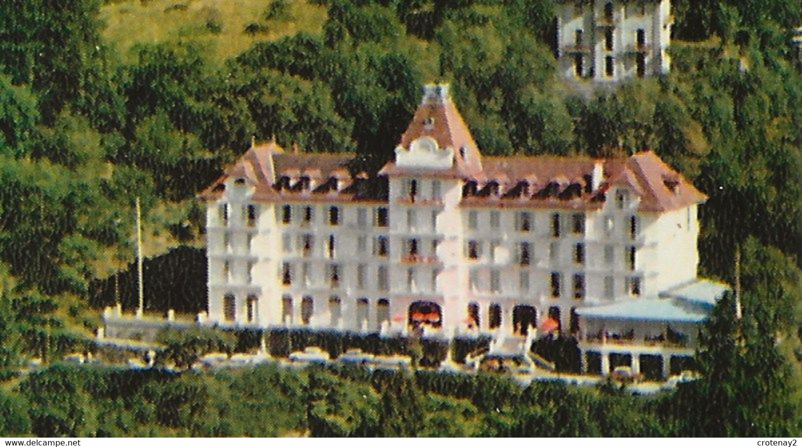 74 VEYRIER Lac D'Annecy MENTHON Saint ST BERNARD VOIR ZOOM Vue Aérienne Du Palace Hôtel VOIR Flamme En 1976 - Veyrier