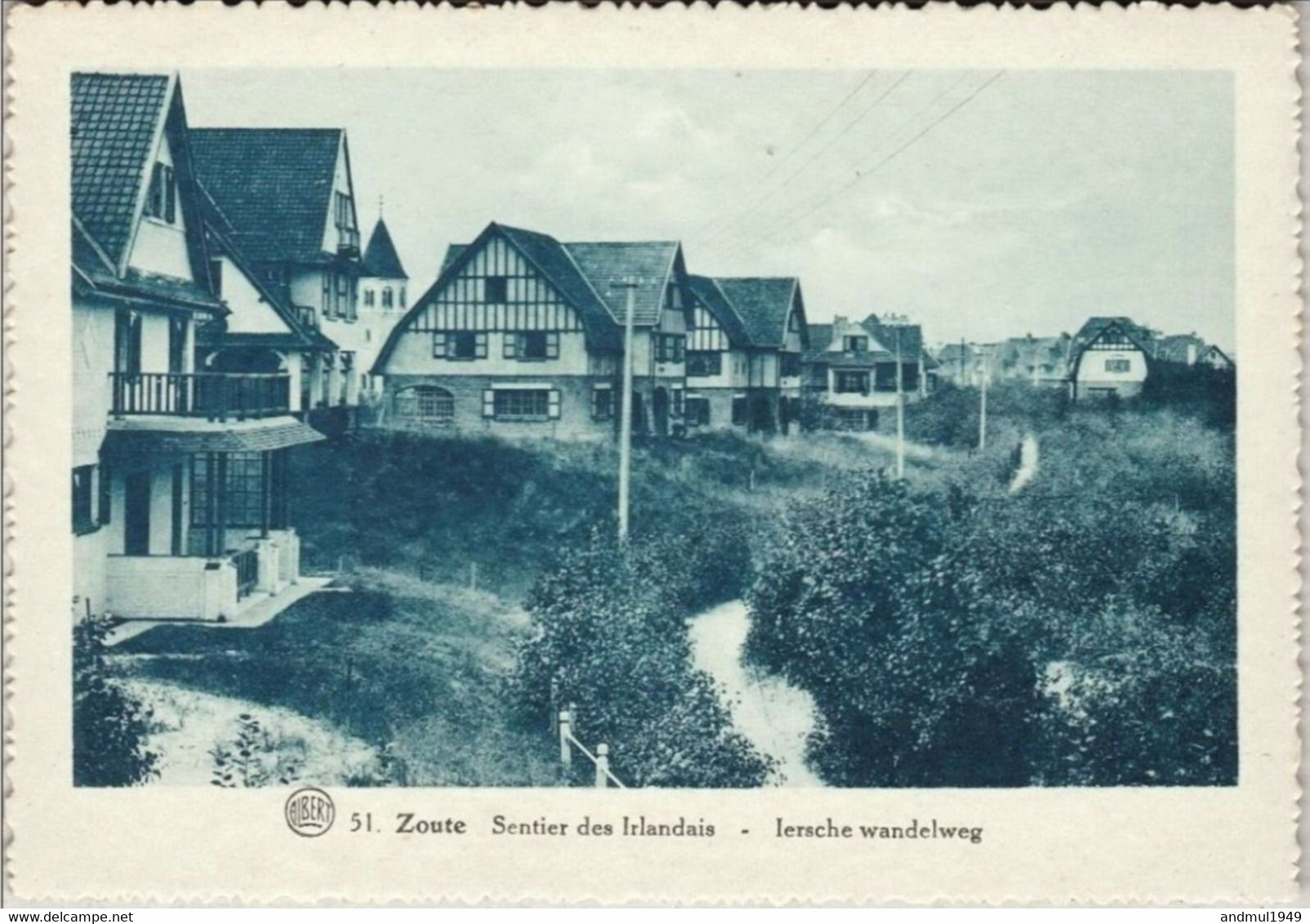 ZOUTE (Knokke) - Sentier Des Irlandais - N'a Pas Circulé - Edition Sports & Pastimes, Zoute - Knokke