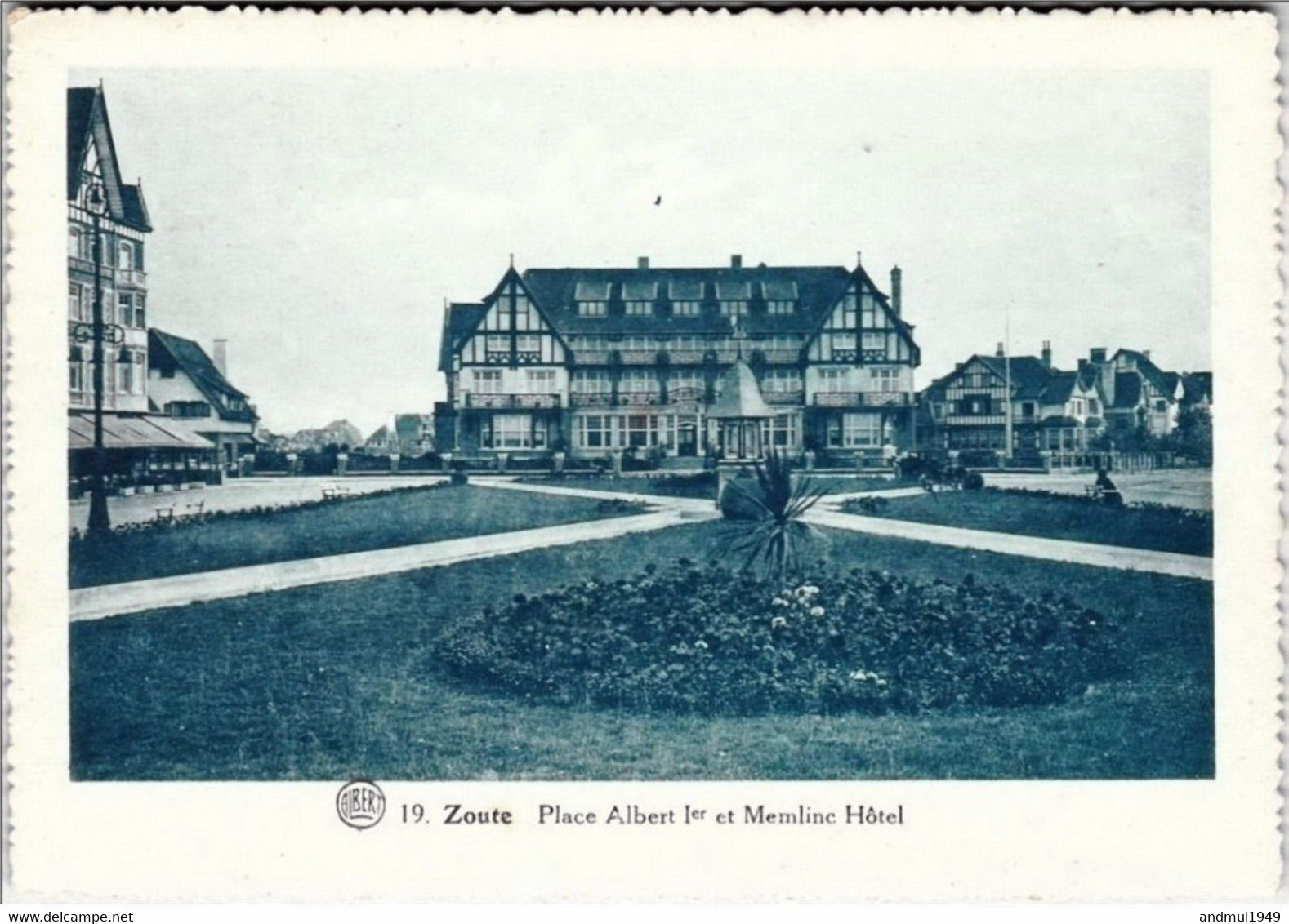 ZOUTE (Knokke) - Place Albert Ier Et Memlinc Hôtel -  N'a Pas Circulé - Edition Sports & Pastimes, Zoute - Knokke