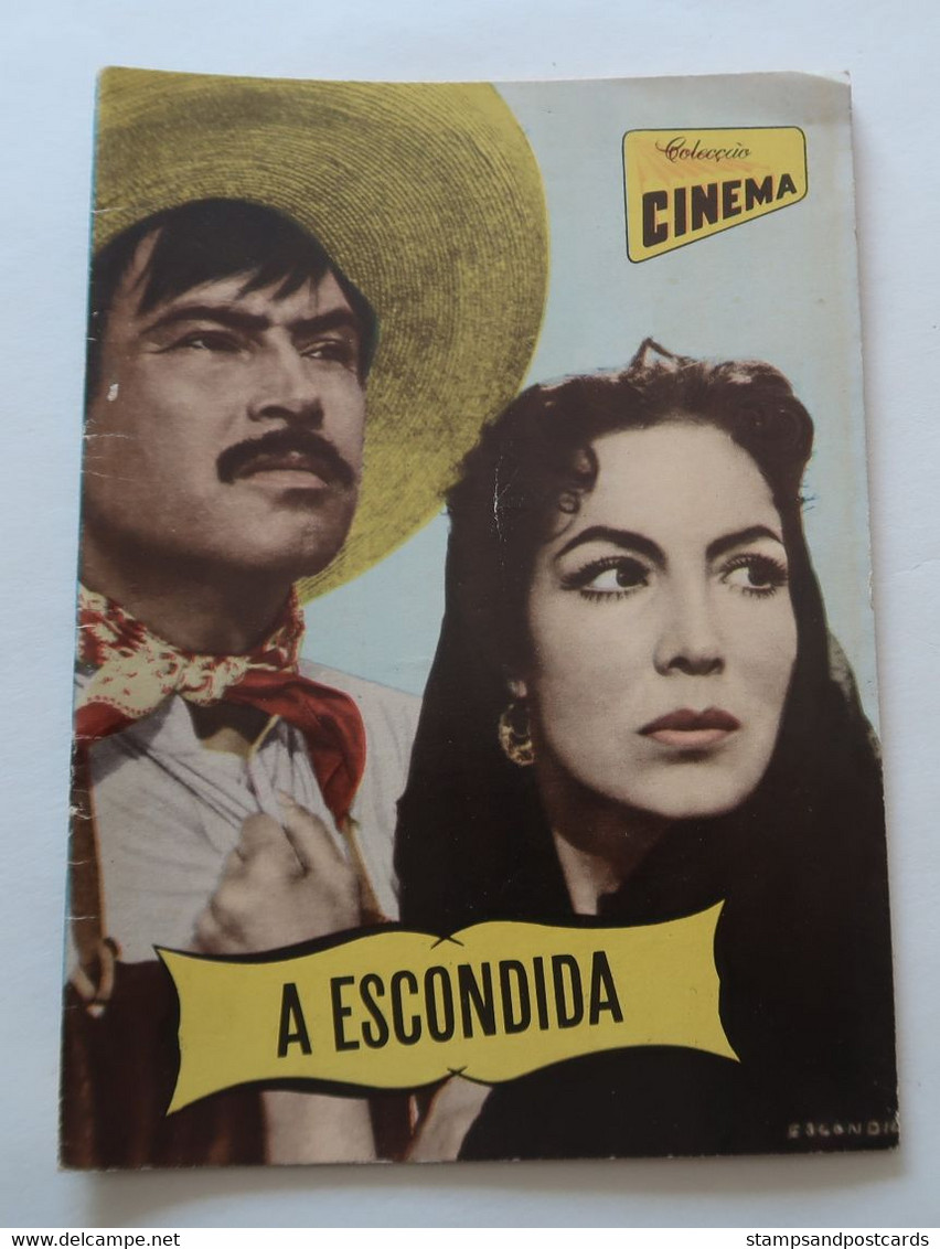 Portugal Revue Cinéma Movies Mag 1956 La Escondida Maria Felix Pedro Armendariz Dir. Rober Gavaadon Mexico - Cinema & Television