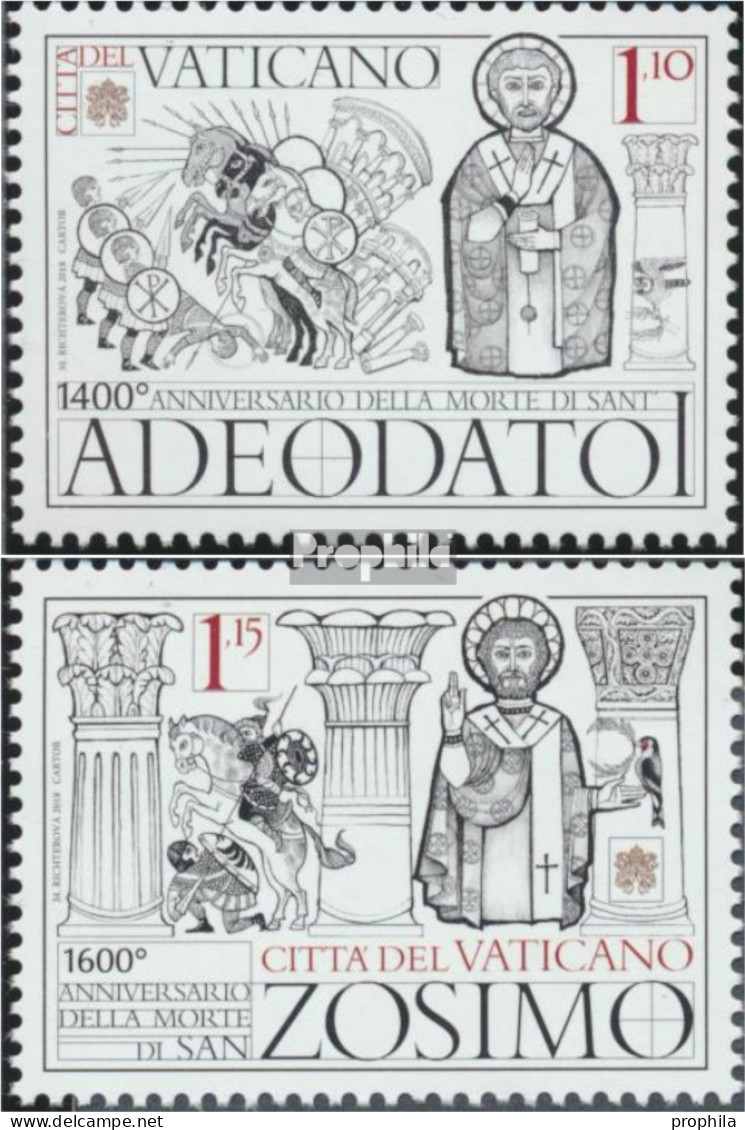 Vatikanstadt 1947-1948 (kompl.Ausg.) Postfrisch 2018 Die Heiligen Päpste - Usados