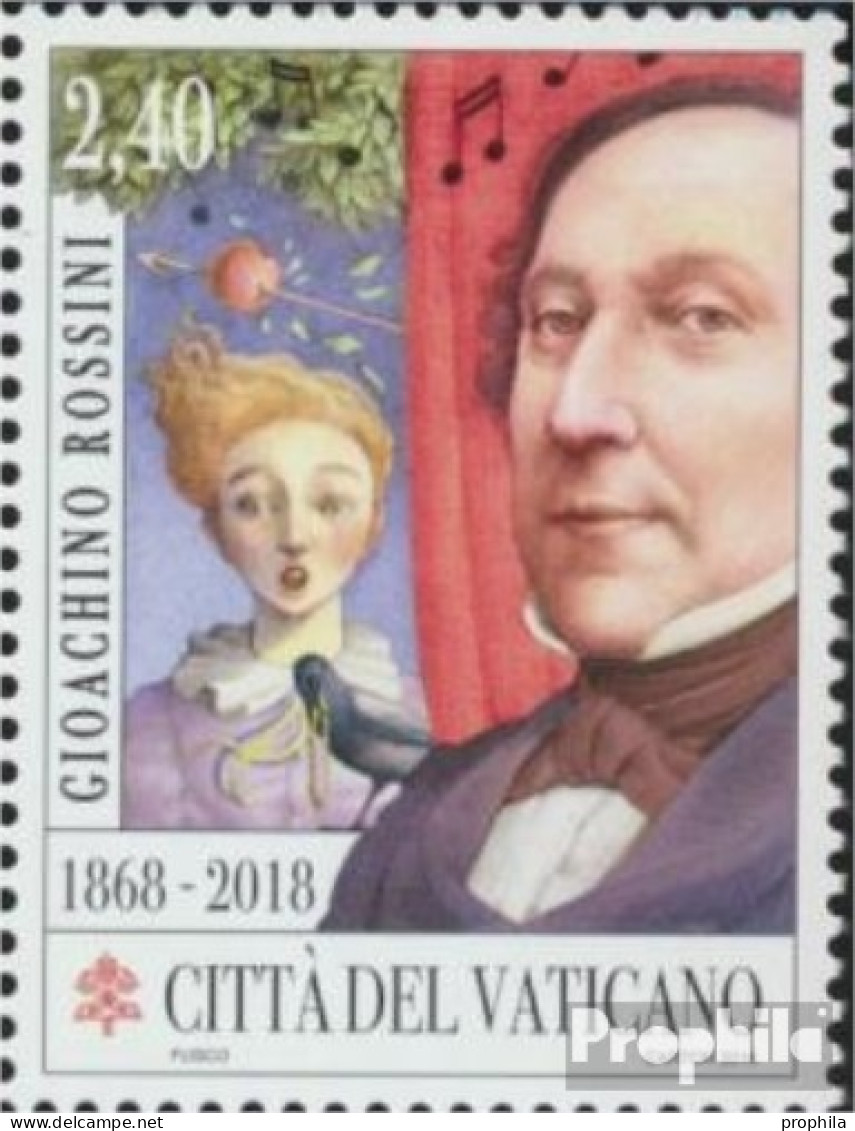 Vatikanstadt 1945 (kompl.Ausg.) Postfrisch 2018 Gioachino Rossini - Oblitérés
