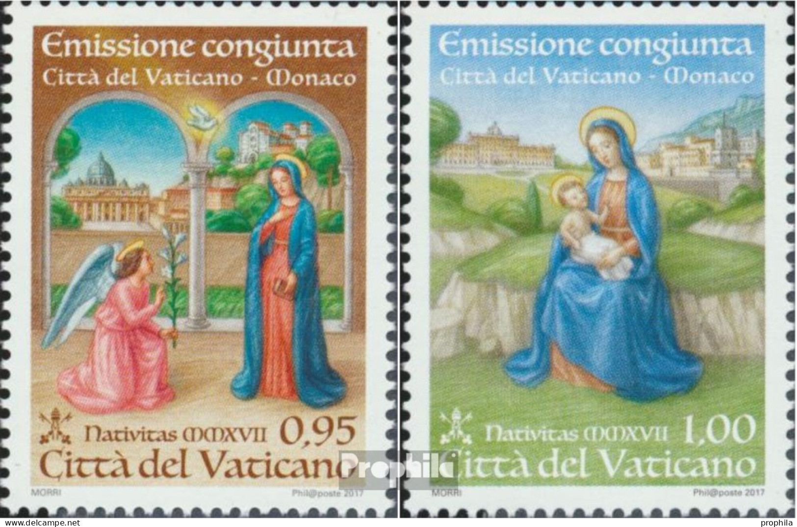 Vatikanstadt 1918-1919 (kompl.Ausg.) Postfrisch 2017 Weihnachten - Oblitérés