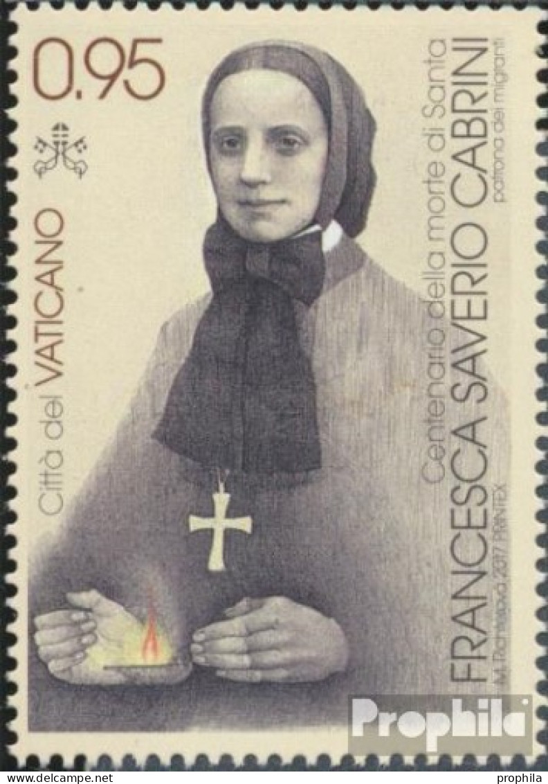 Vatikanstadt 1906 (kompl.Ausg.) Postfrisch 2017 Franziska Xaviera Cabrini - Oblitérés