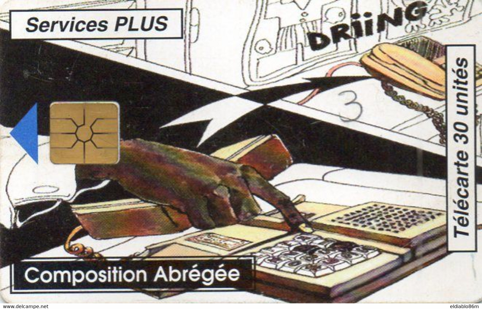 BENIN - CHIP CARD - SERVICE PLUS - HAND DIALING - 10/96 - Bénin