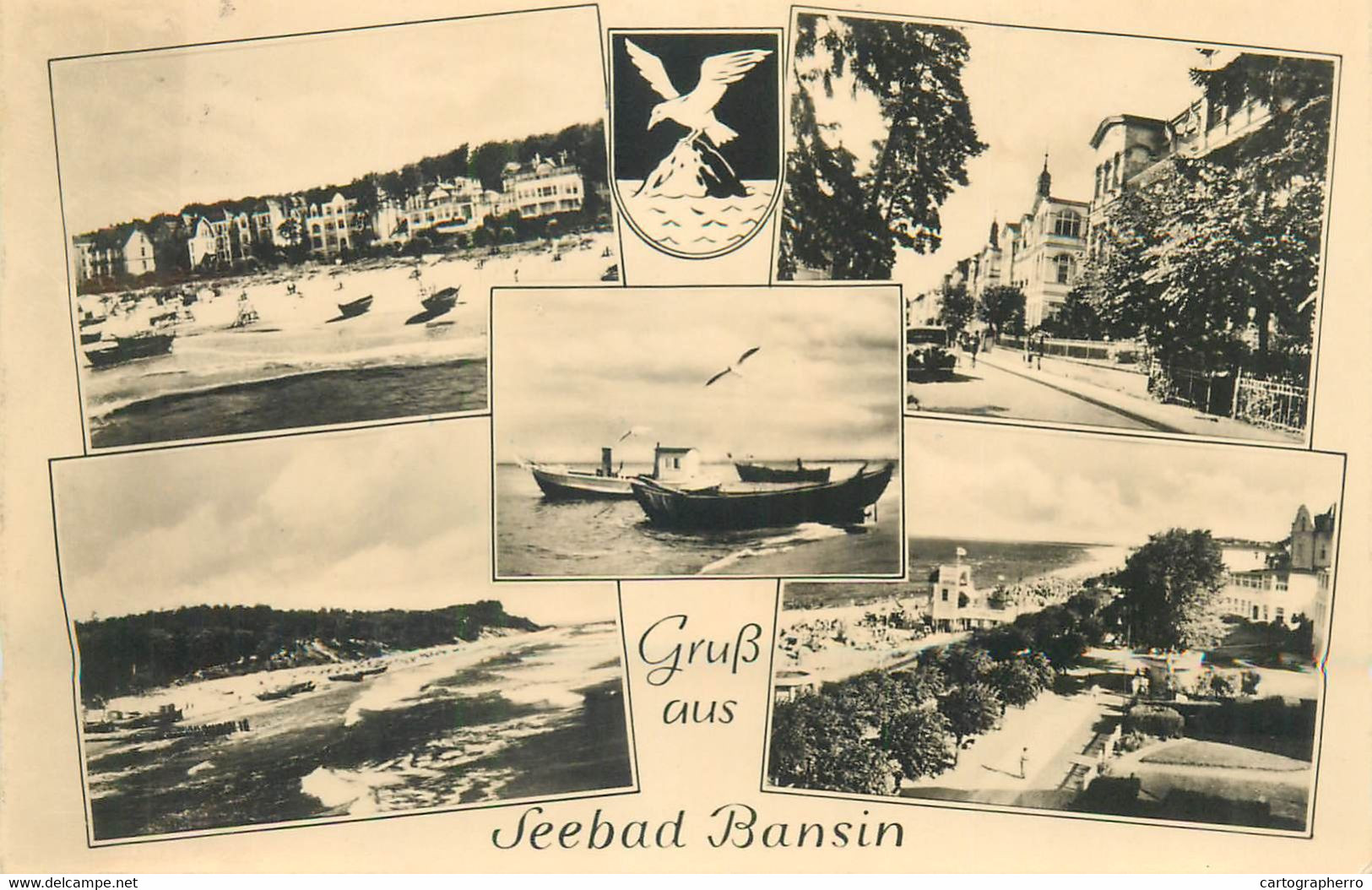 Postcard Germany Seebad Bansin - Lauscha