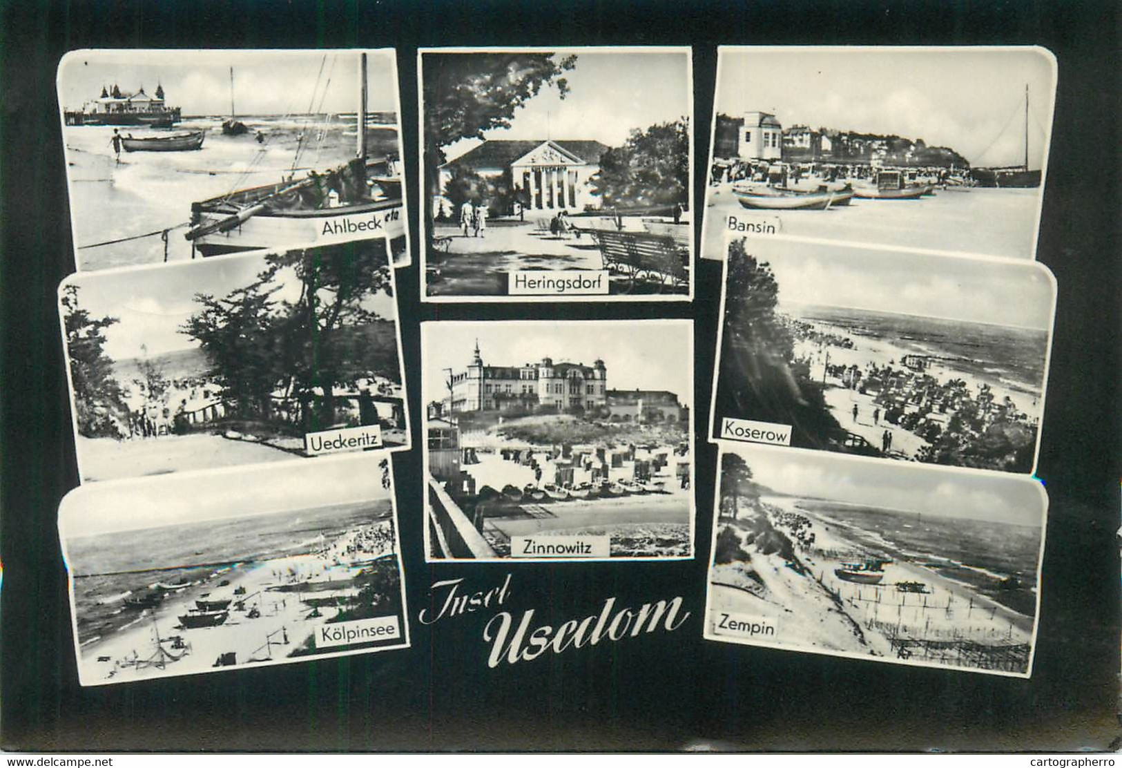 Postcard Germany Insel Usedom - Lauscha