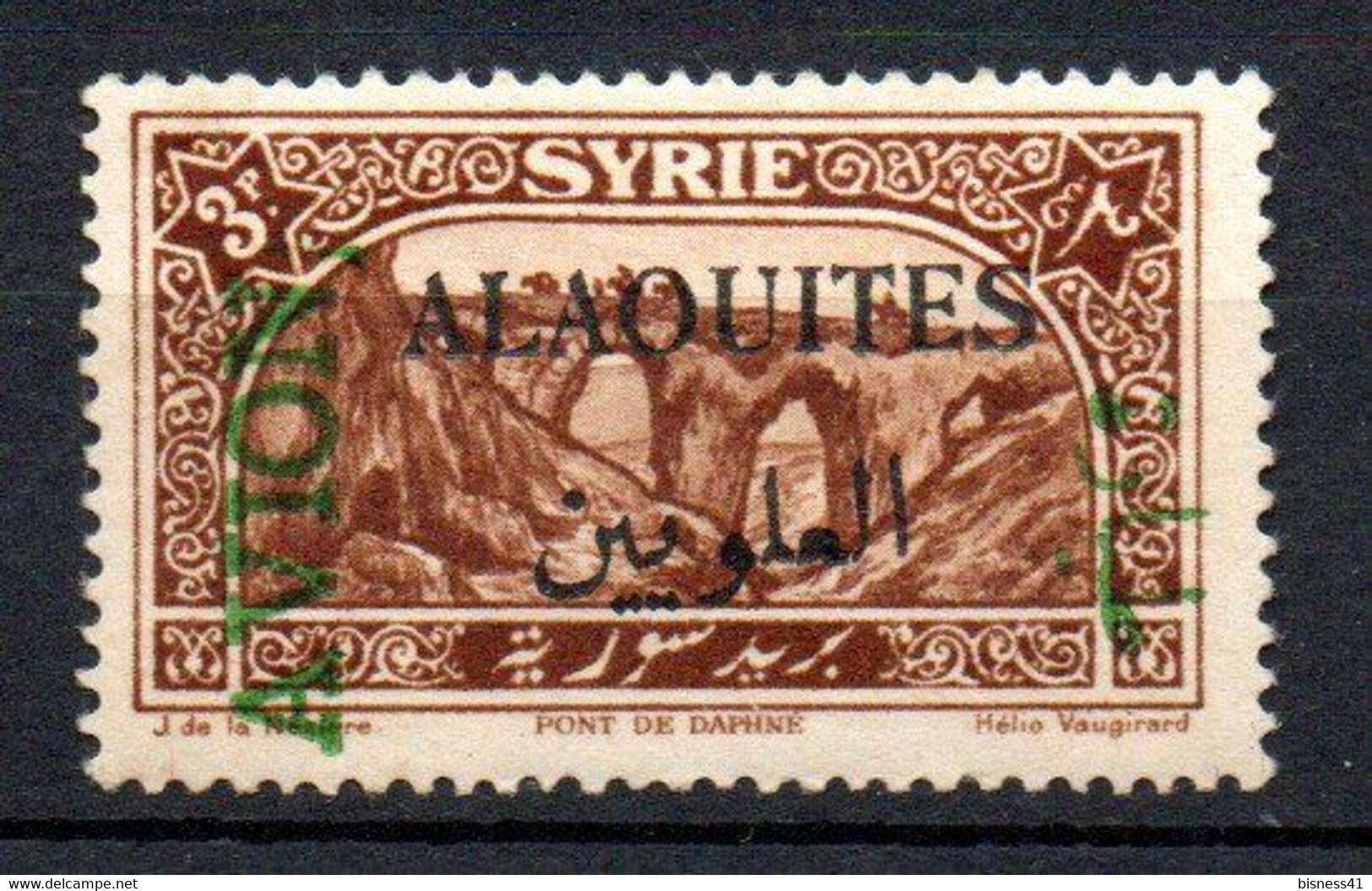 Col33 Colonie Alaouites PA N° 6 Neuf X MH Cote : 5,00€ - Unused Stamps