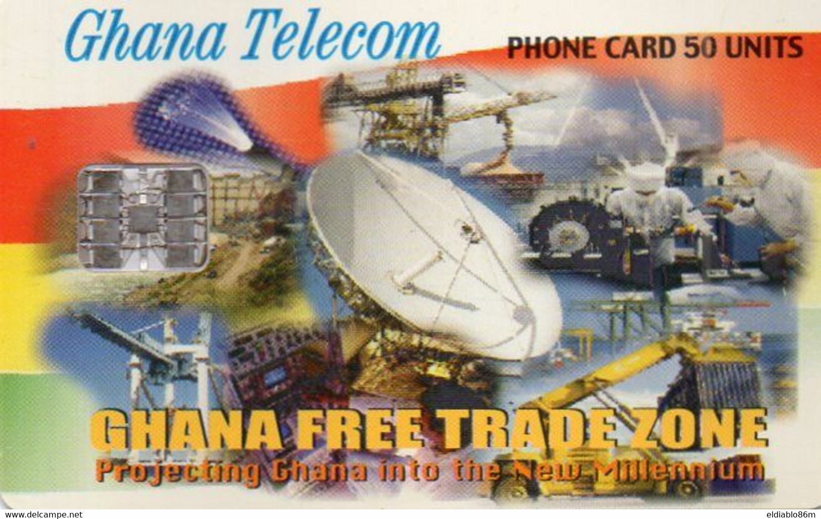 GHANA - CHIP CARD - FREE TRADE ZONE - 10/01 - Ghana