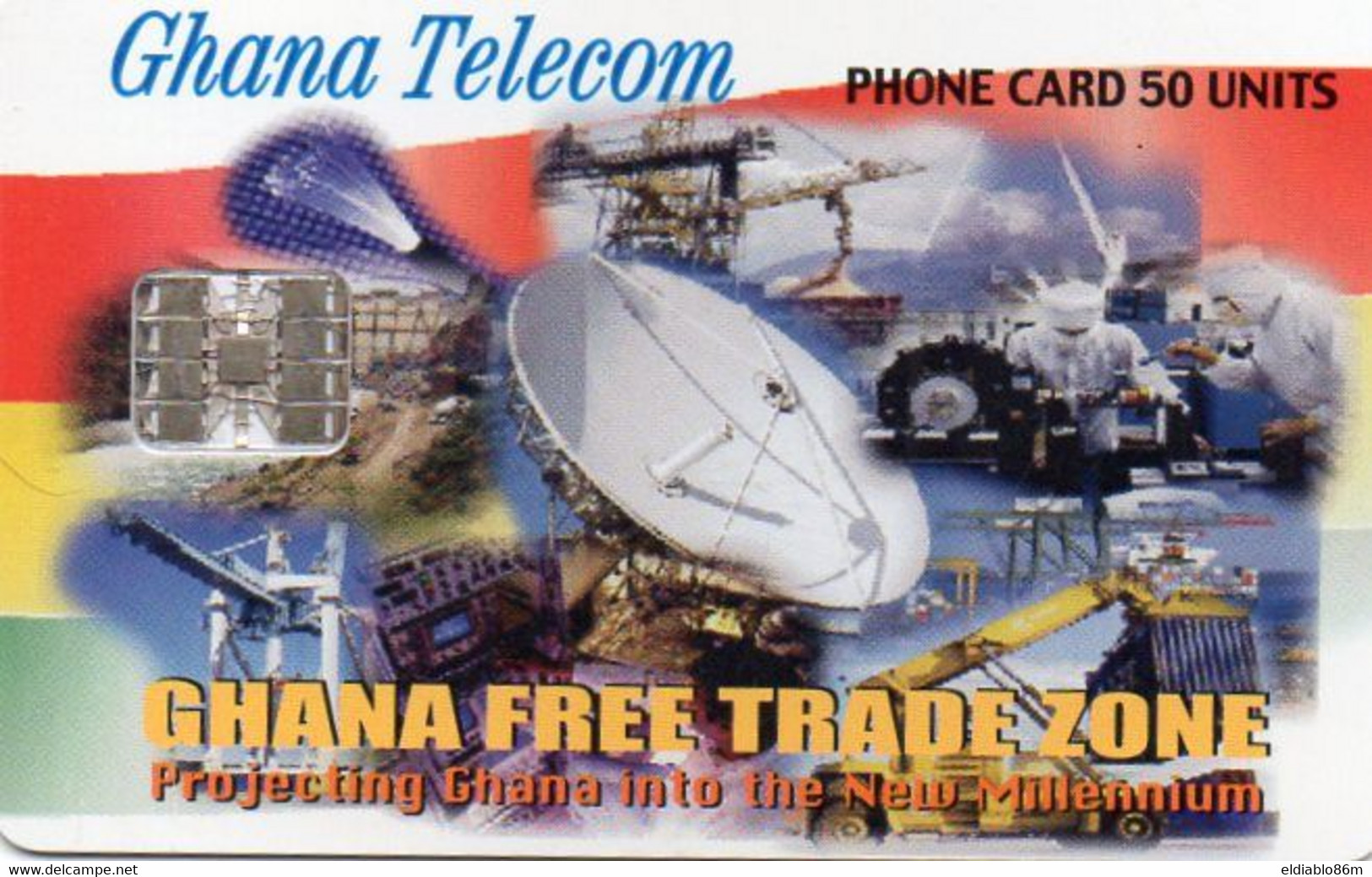 GHANA - CHIP CARD - FREE TRADE ZONE - 1101 - Ghana