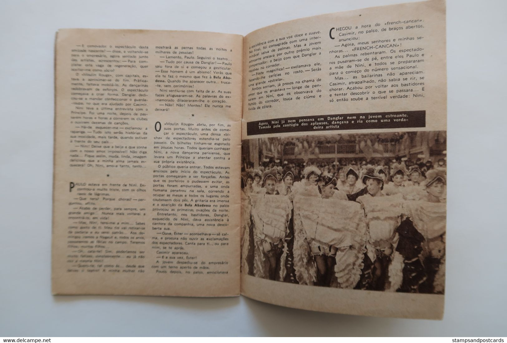 Portugal Revue Cinéma Movies Mag 1955 French Cancan Jean Gabin Françoise Arnoul María Félix Dir. Jean Renoir - Cine & Televisión