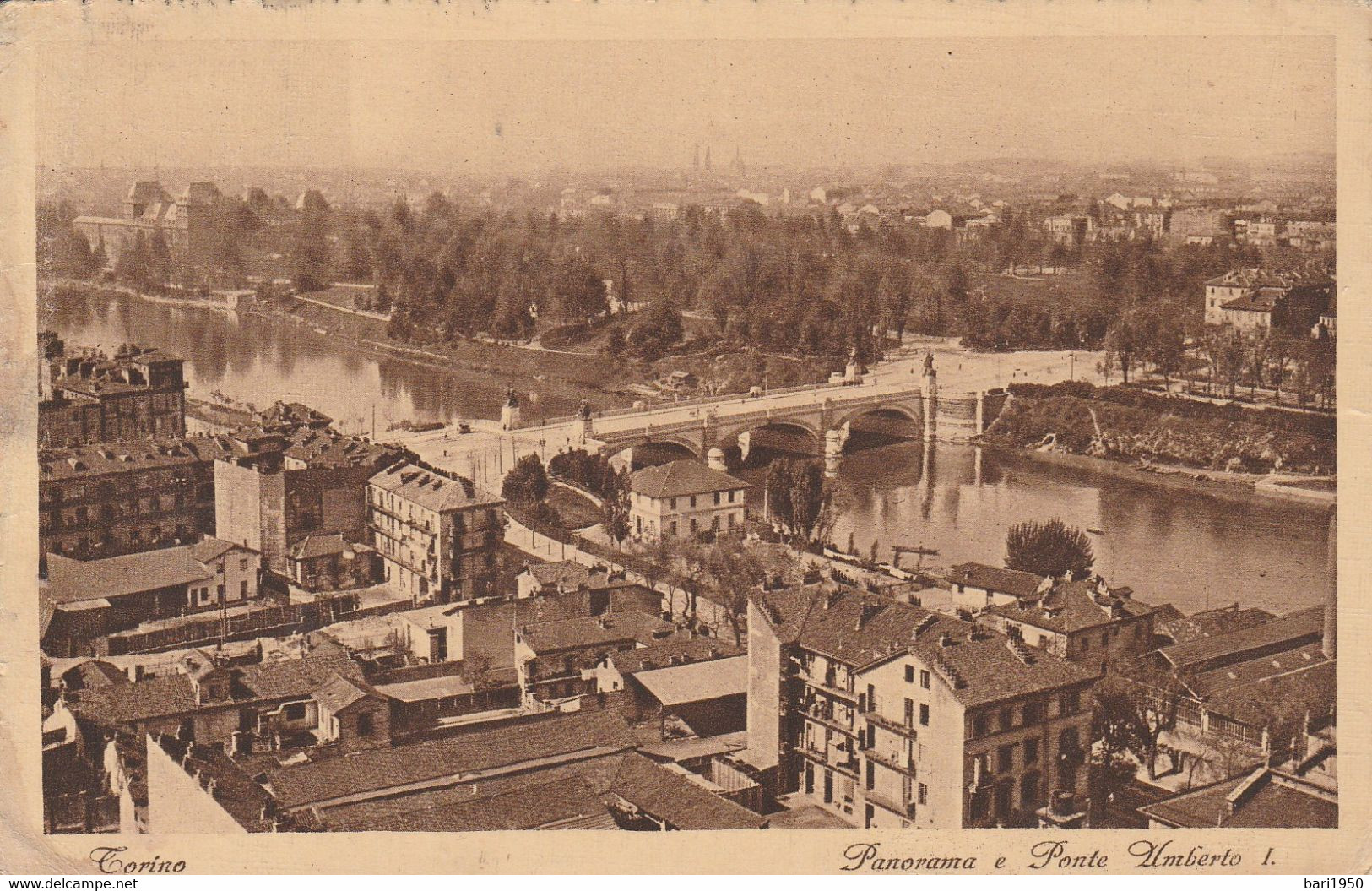 TORINO - Panorama E Ponte Umberto I - Bridges