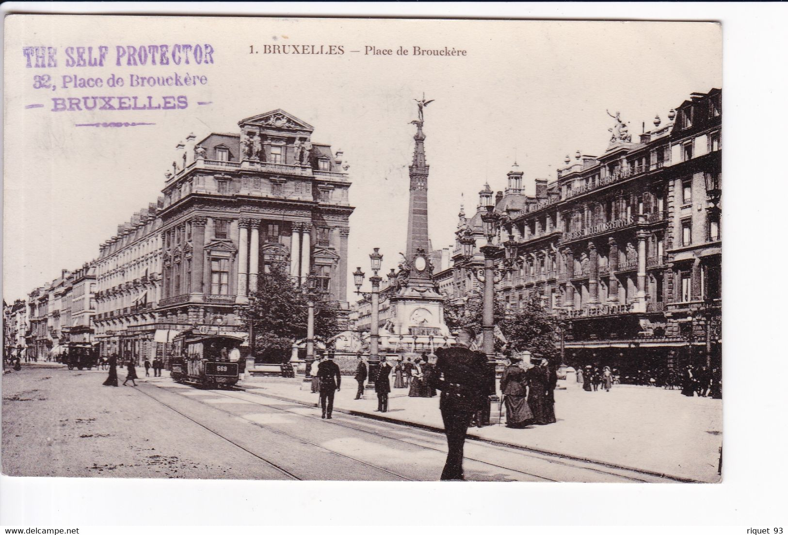 1 - BRUXELLES - Place De Brouckère - Marktpleinen, Pleinen