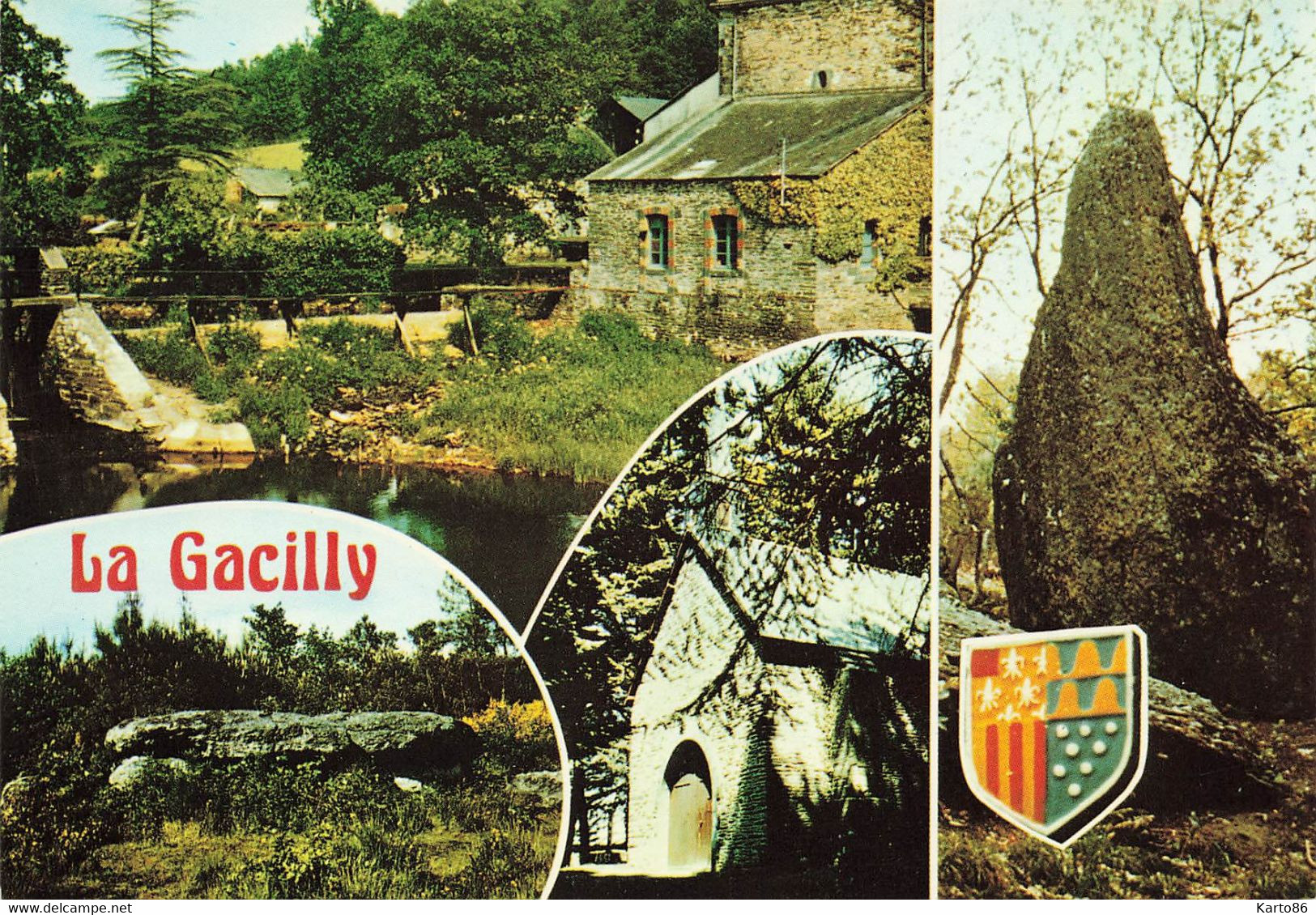 La Gacilly * Souvenir Du Village * Cp 4 Vues - La Gacilly