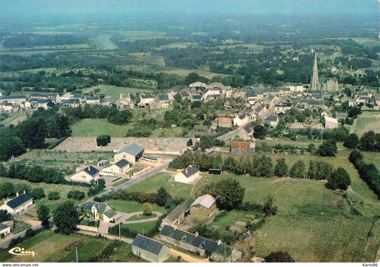 Guenrouët * Vue Générale Aérienne Sur La Commune - Guenrouet