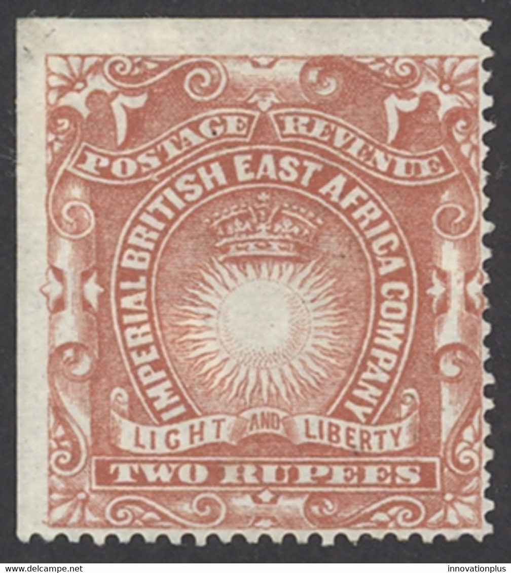 British East Africa Sc# 27 MH 1890-1894 2r Sun & Crown - Africa Orientale Britannica