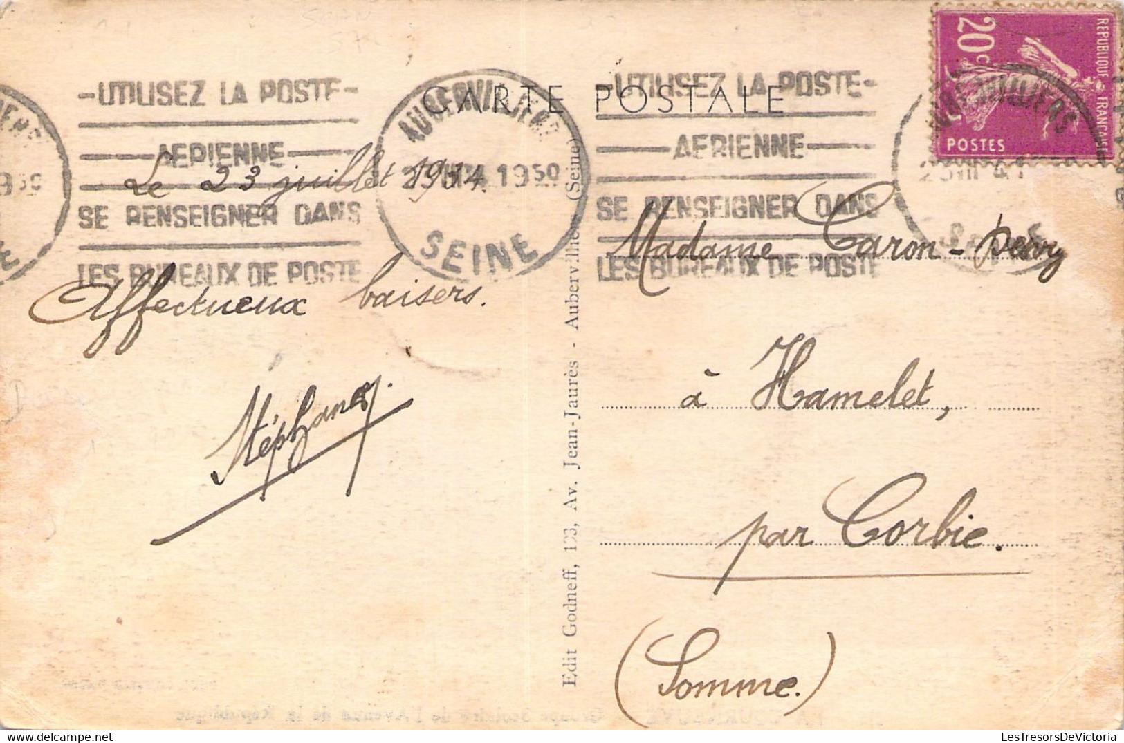 FRANCE - 93 - LA COURNEUVE - Groupe Scolaire De L'Avenue De La République - Carte Postale Ancienne - La Courneuve