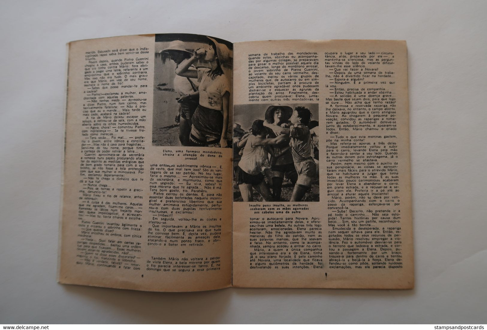 Portugal Revue Cinéma Movies Mag 1956 La Risaia Elsa Martinelli Falco Lulli Raffaello Matarazzo Italia Burt Lancaster - Cinema & Television