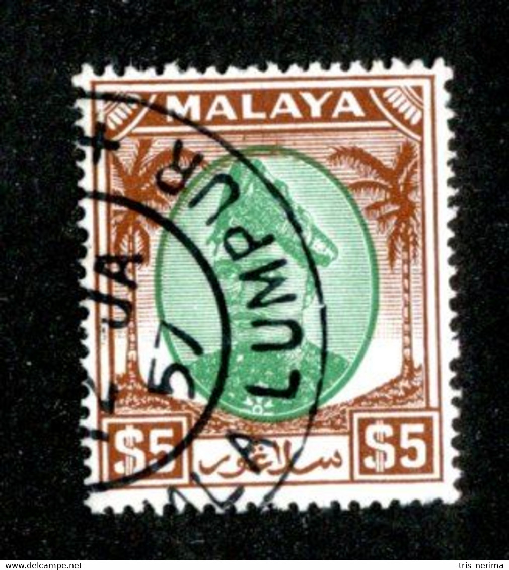 294 BCx Selangor 1949 Scott 94 Used ( All Offers 20% Off! ) - Selangor