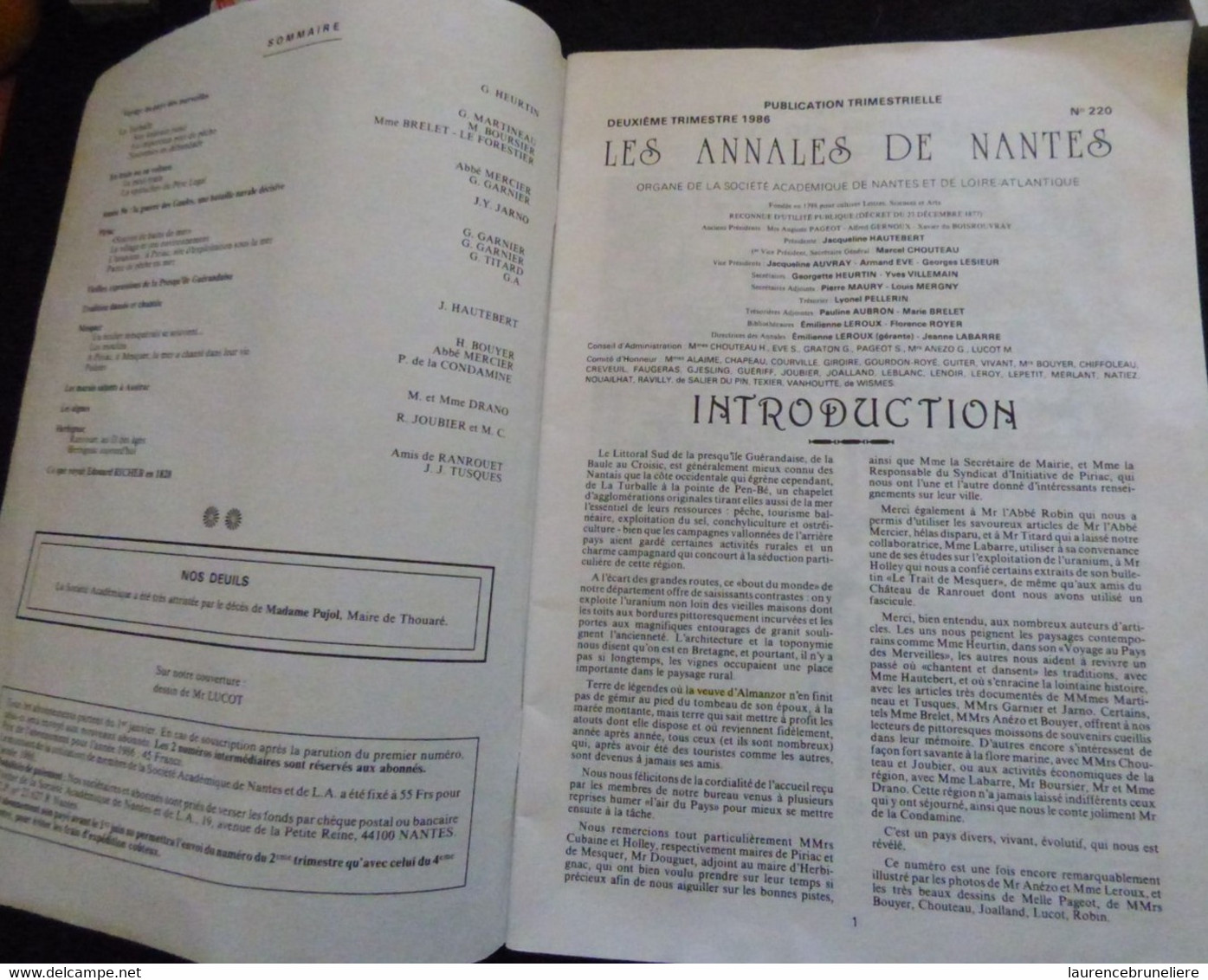 LES ANNALES DE NANTES ET DU PAYS NANTAIS - EN FLANANT DANS LES COMMUNES DE LA PRESQU'ILE GUERANDAISE - Toerisme En Regio's