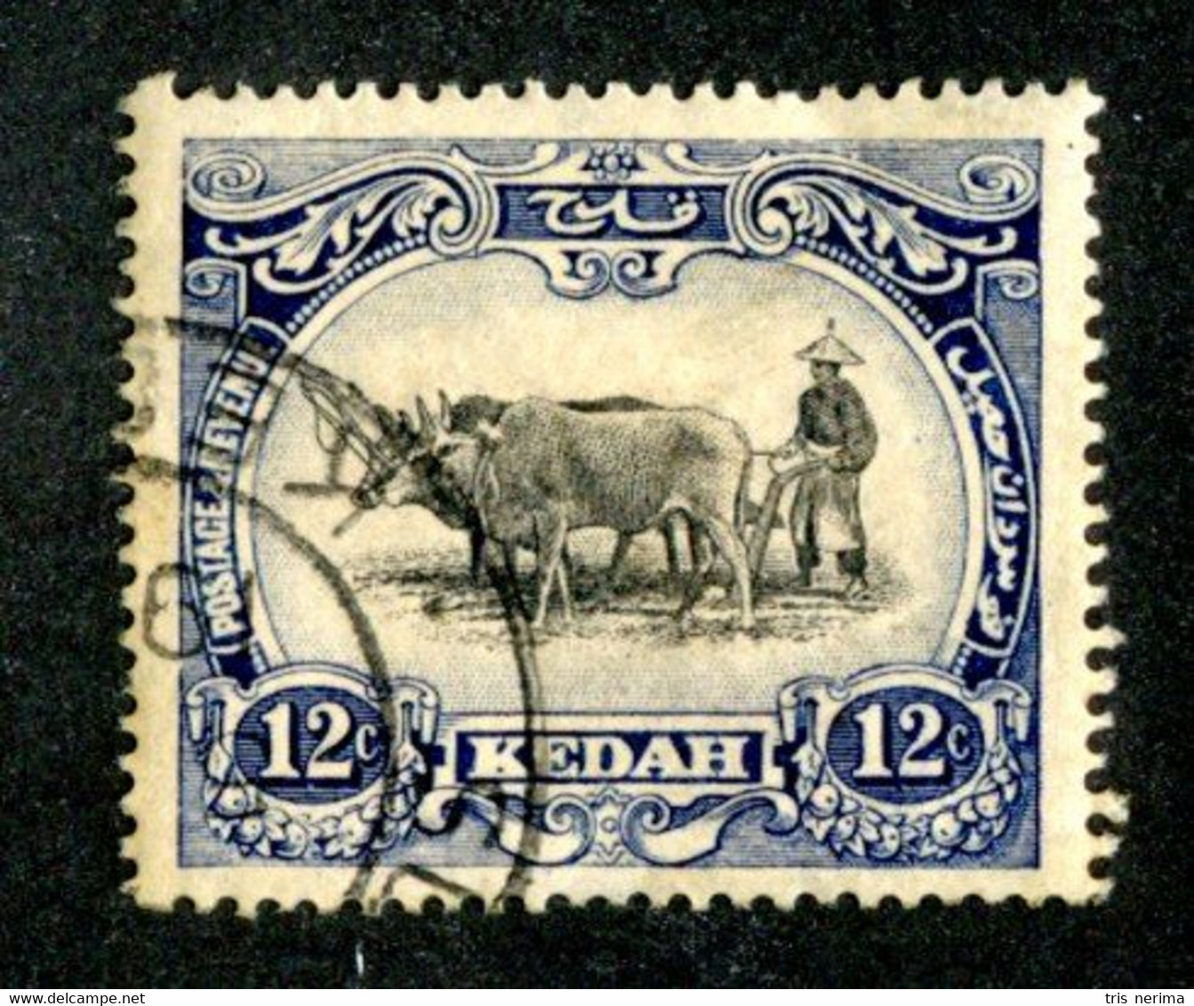 317 BCx Kedah 1926 Scott 34 Used ( All Offers 20% Off! ) - Kedah