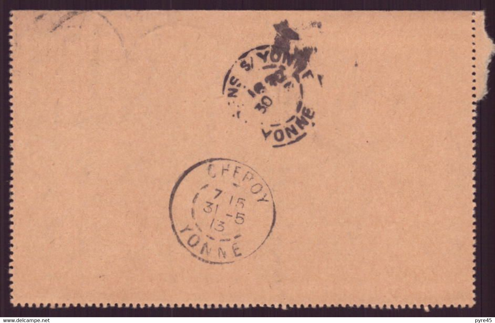 France, Carte-lettre Du 29 Mai 1913 De Vareilles Pour Chéroy - Other & Unclassified