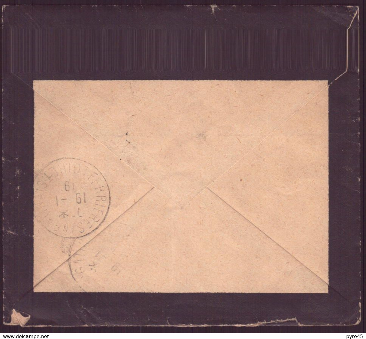 France, Enveloppe Du 19 Janvier 1919 De Ferrières Pour Ferrières - Other & Unclassified