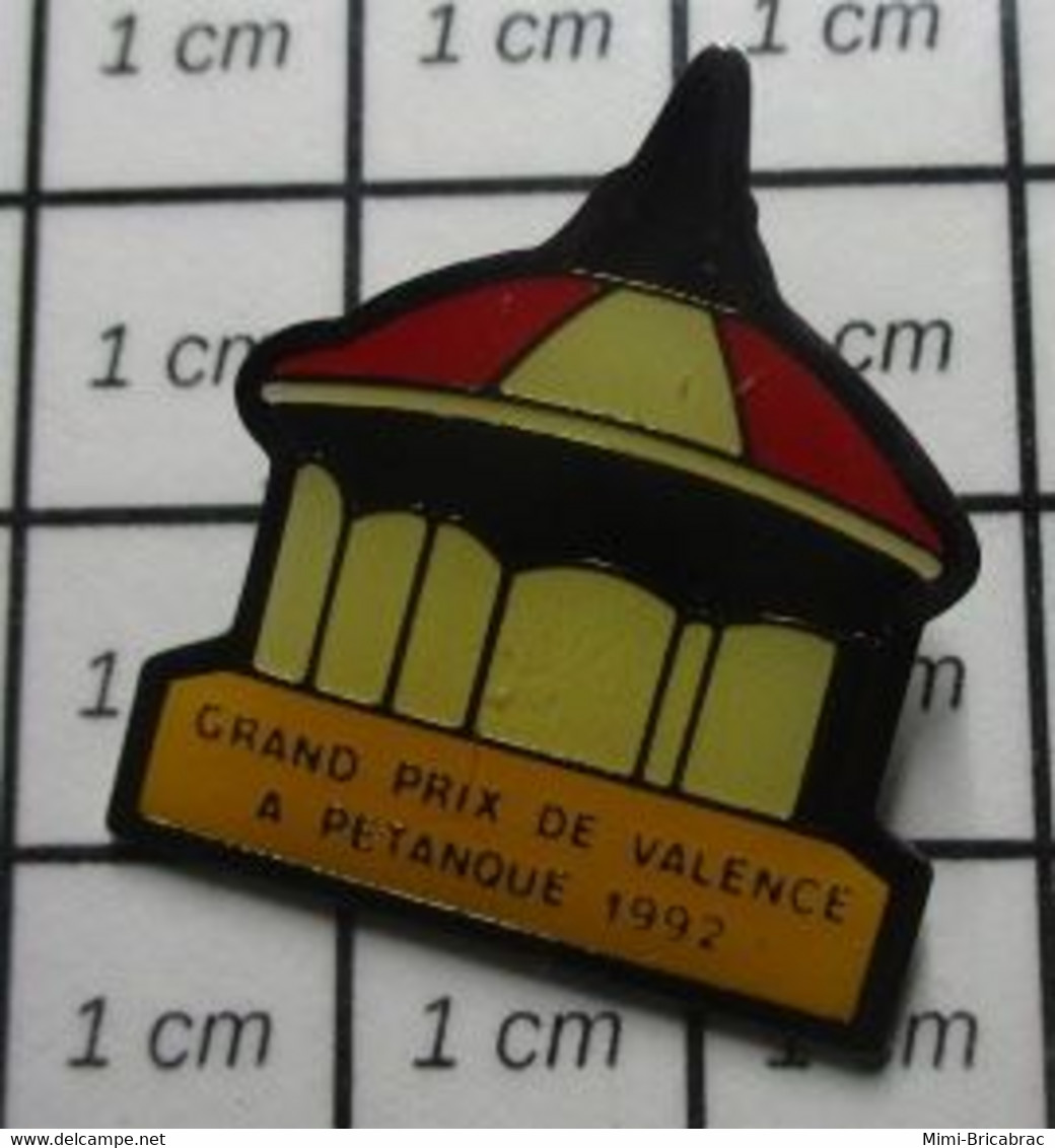 414c Pin's Pins / Beau Et Rare / SPORTS / PETANQUE GRAND PRIX DE VALENCE 1992 - Boule/Pétanque