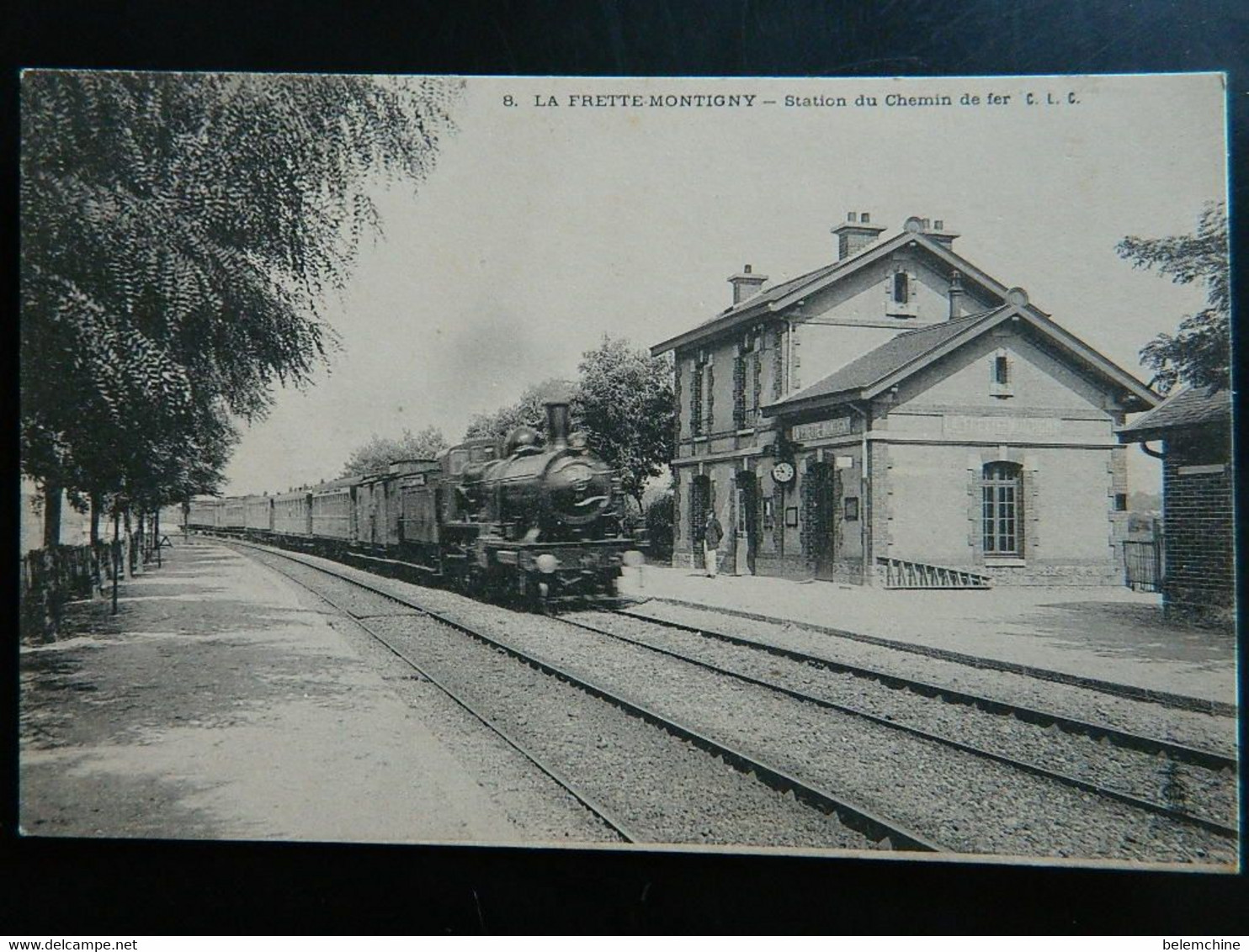 LA FRETTE MONTIGNY                          STATION DU CHEMIN DE FER - La Frette-sur-Seine