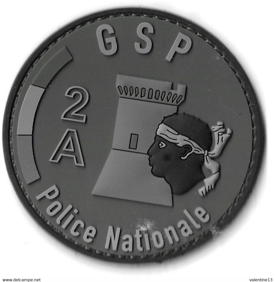 Ecusson POLICE NATIONALE G.S.P 2A  AJACCIO CORSE - Police & Gendarmerie