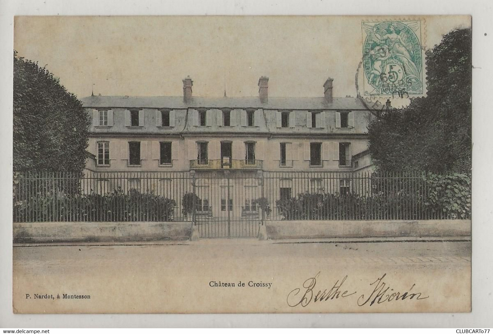 Croissy-sur-Seine (78) : Le Chateau En 1906 PF. - Croissy-sur-Seine