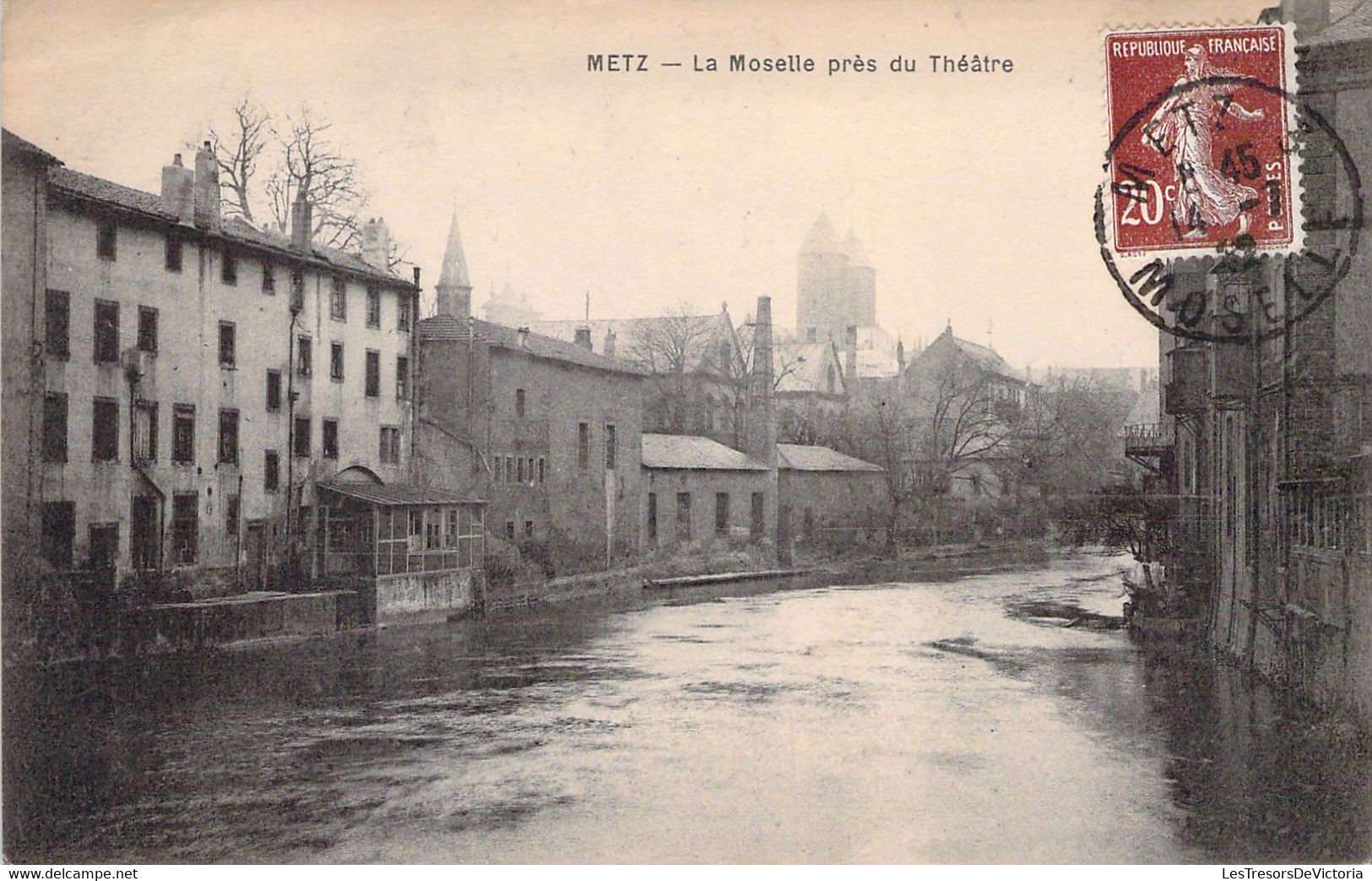 FRANCE - 57 - METZ - La Moselle Près Du Théâtre - Edit P Maas - Carte Postale Ancienne - Metz