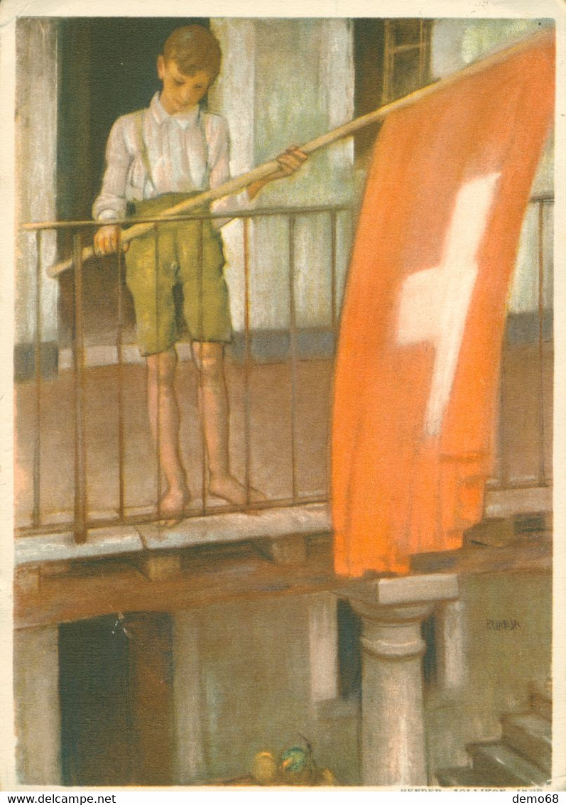 Fantaisie Fête Nationale Bundesfeier Lawinenschaden B. Platta Victime Montagnard Suisse Schweiz Entier Postal 1931 - Autres & Non Classés