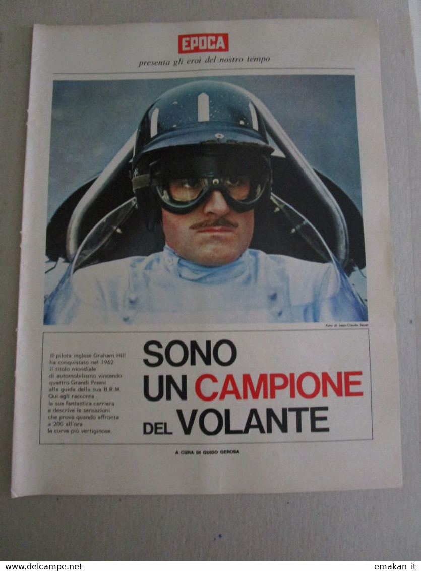 # INSERTO EPOCA  / GRAHAM HILL - First Editions