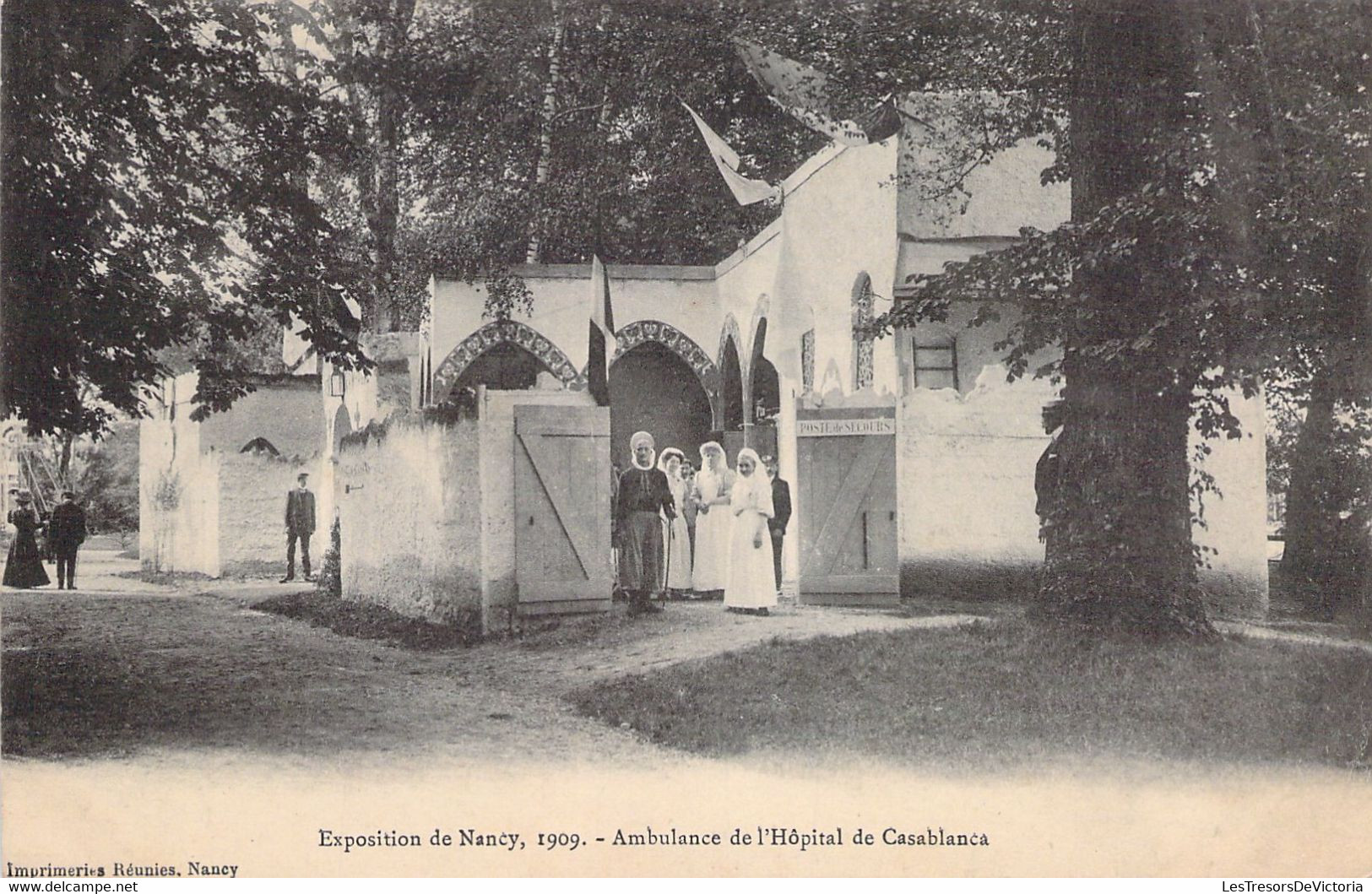 MAROC - Ambulance De L'Hôpital De Casablanca - Exposition De Nancy 1909 - Carte Postale Ancienne - Casablanca