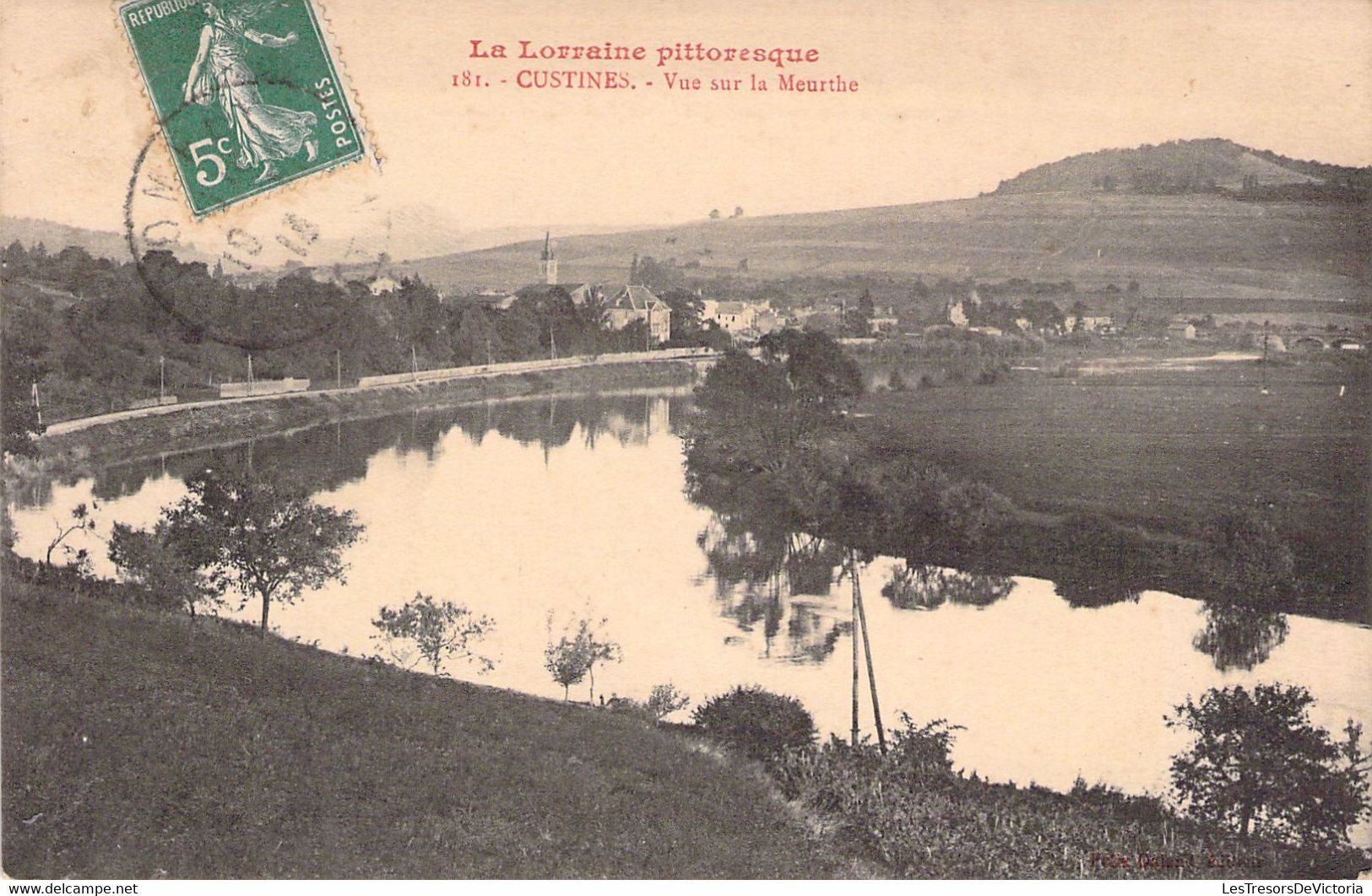 FRANCE - 54 - CUSTINES - Vue Sur La Meurthe - Carte Postale Ancienne - Autres & Non Classés