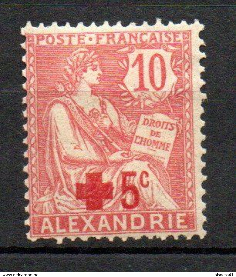Col33 Colonie Alexandrie N° 34 Neuf X MH Cote : 2,00€ - Unused Stamps