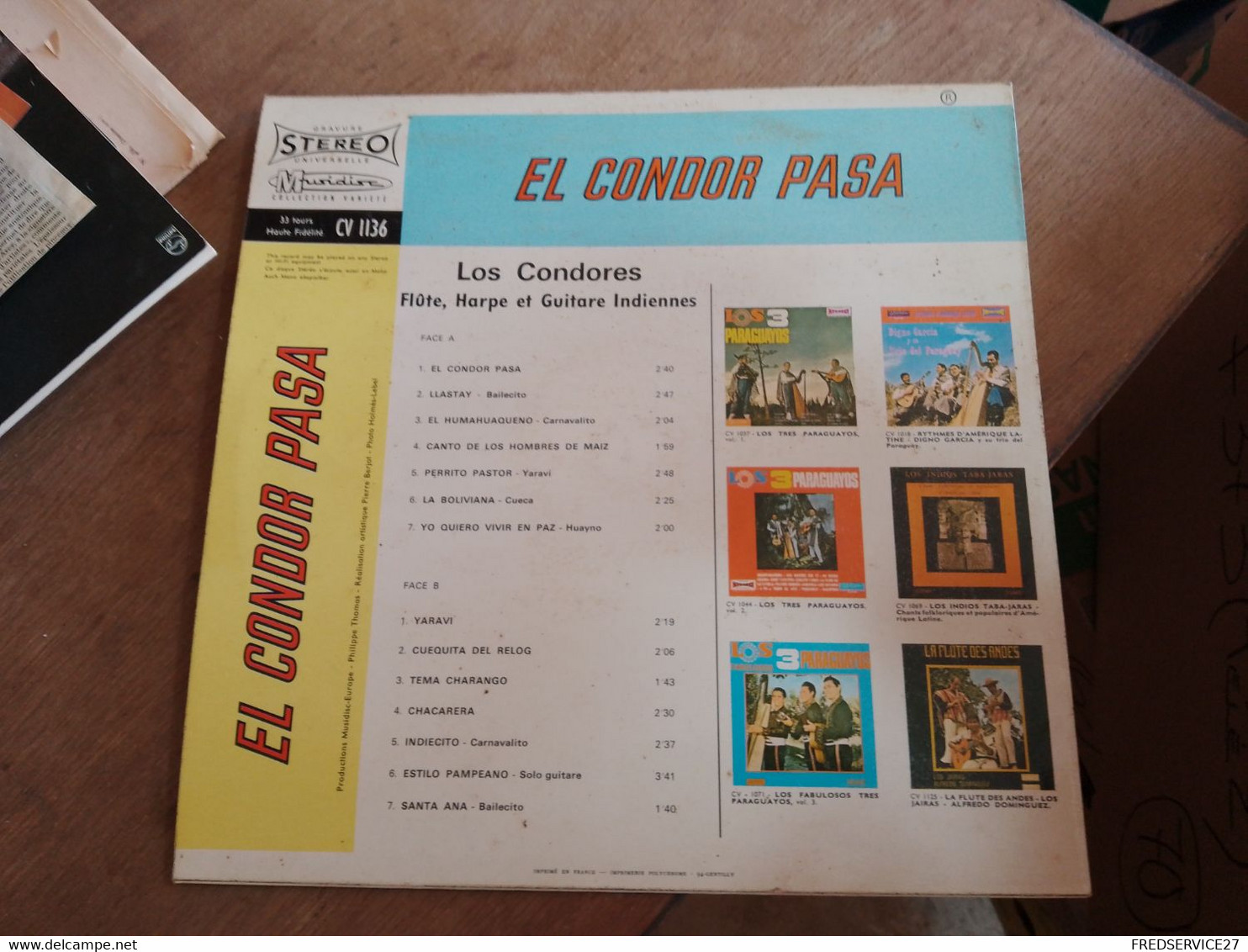 76 //  LOS CONDORES / EL CONDO PASA - Musiques Du Monde