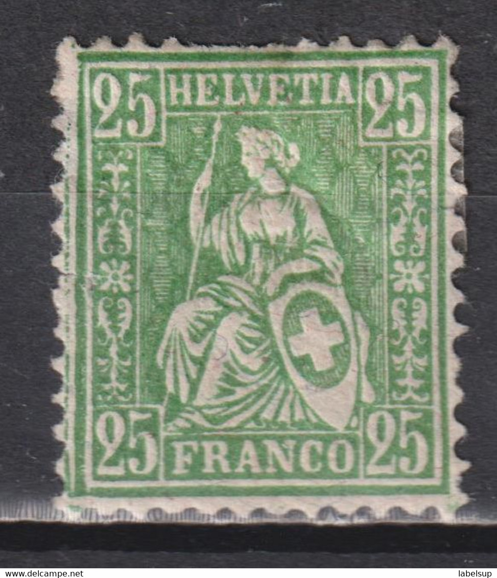 Timbre Neuf* De Suisse De 1868 N°45 MH - Ungebraucht