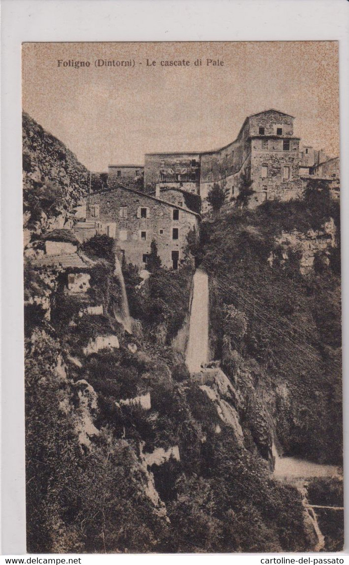 FOLIGNO  LE CASCATE DI PALE  VG  1947 - Foligno