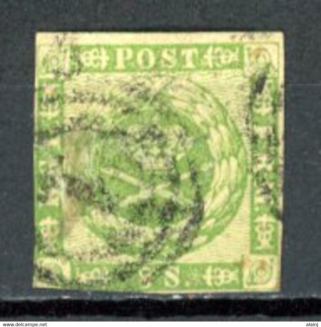 Danemark   Y&T    9   Mi   8   Obl   ---    Parfait état - Used Stamps