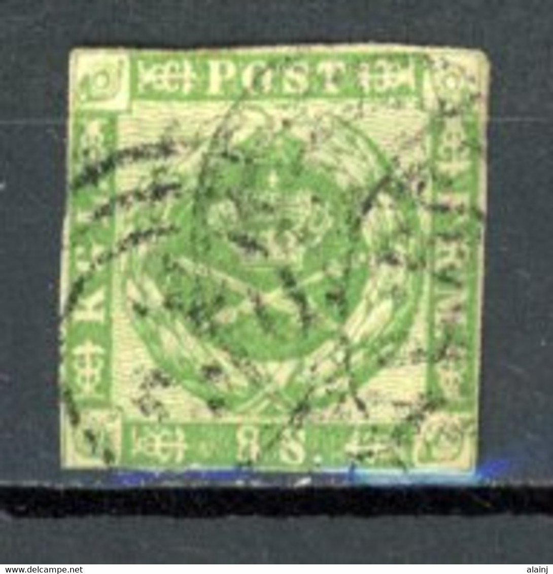 Danemark   Y&T    9   Mi   8   Obl   ---    Parfait état - Used Stamps