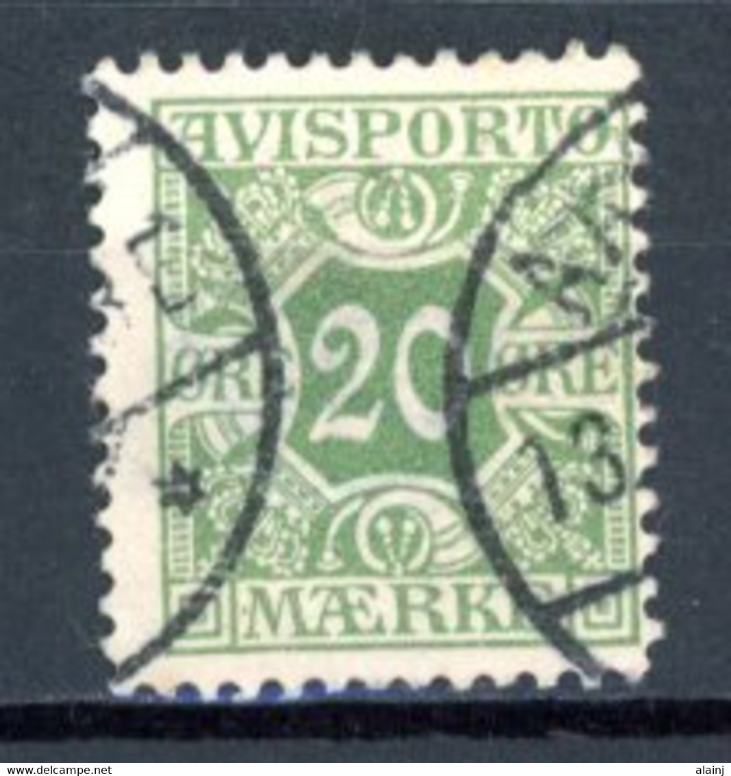 Danemark   Y&T    Journaux  5    Mi   5   Verrechnungsmarken   Obl   ---    Excellent état - Revenue Stamps